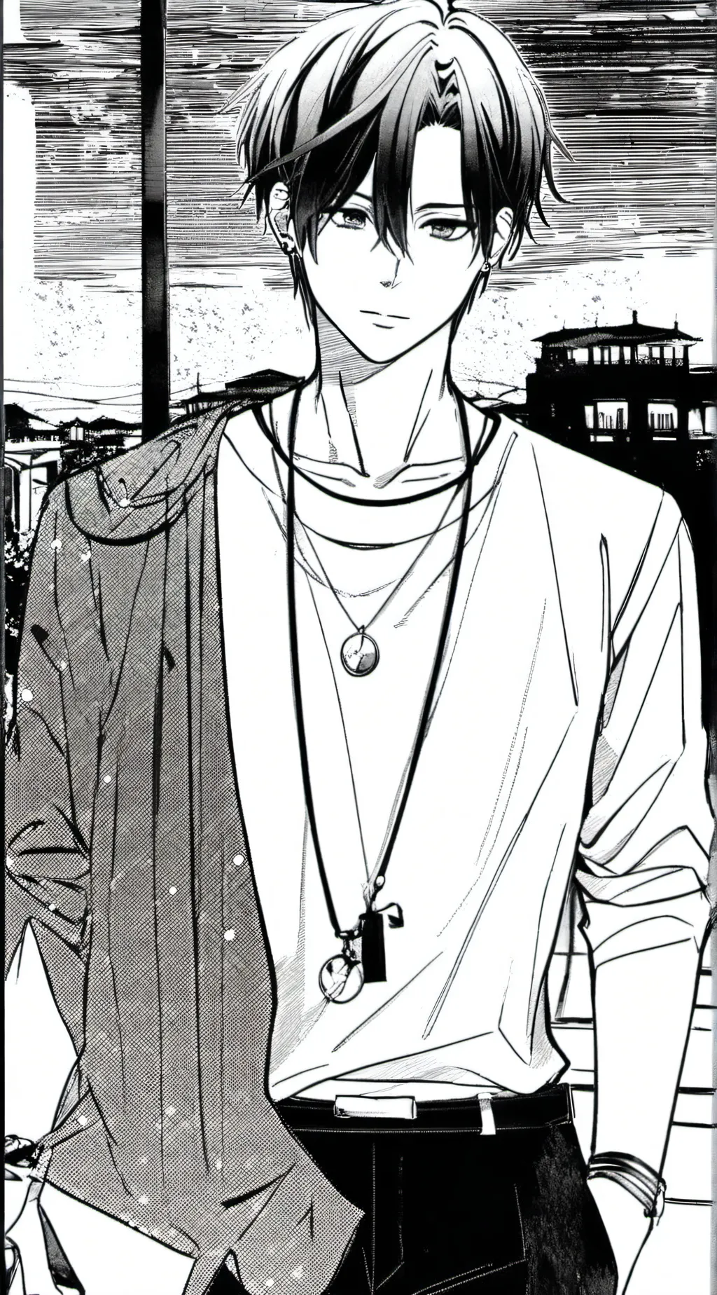 ai character: Damien background