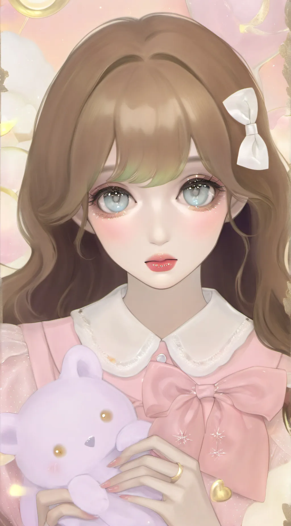 ai character: Ella  background