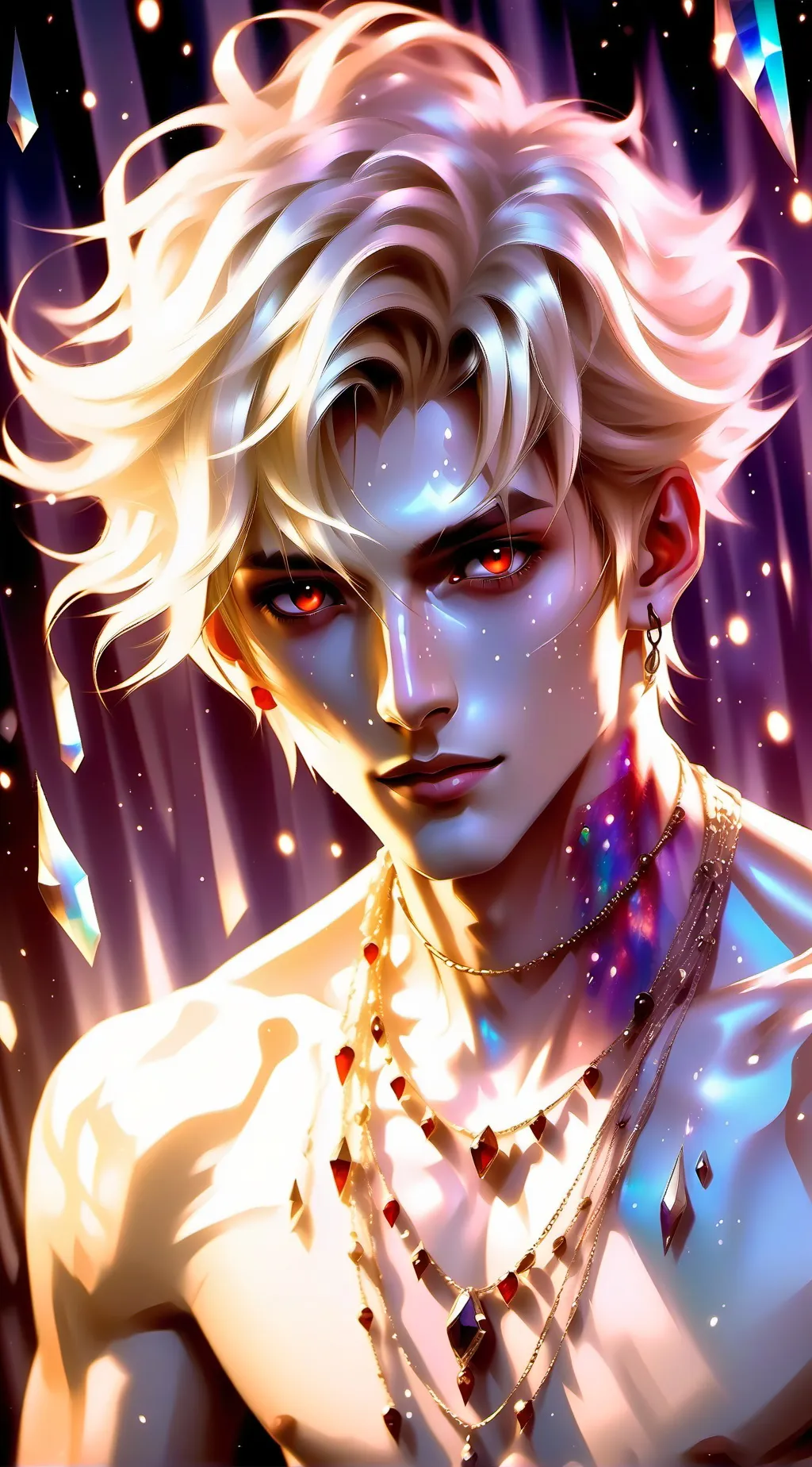 ai character: Bakugo candy trend background