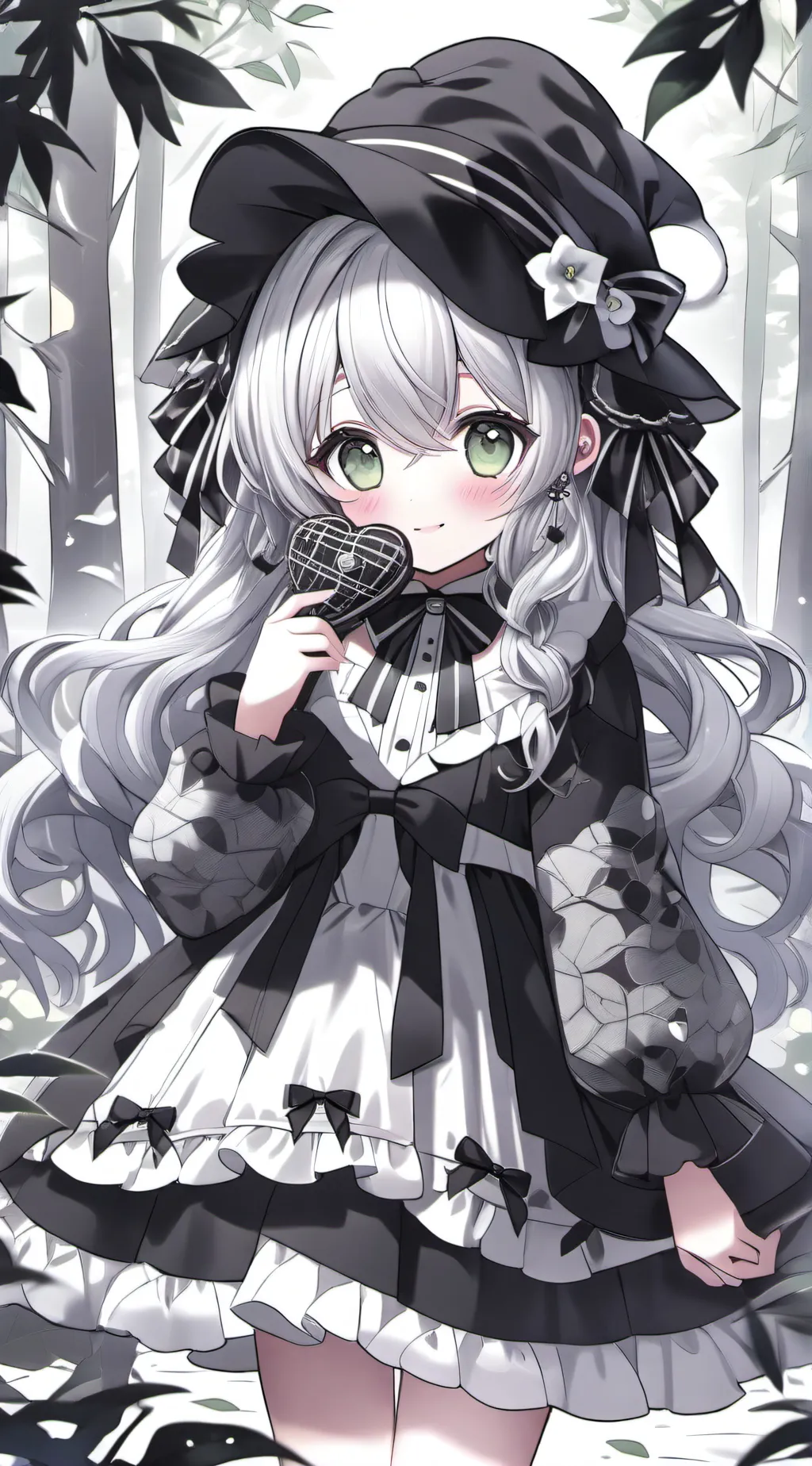 ai character: HH(Forest<3) background