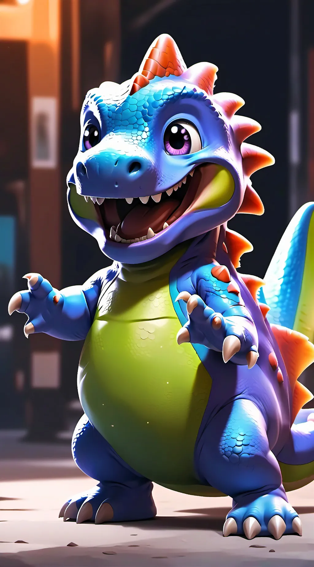 ai character: barney funny😂😂😂😂😂😂 background