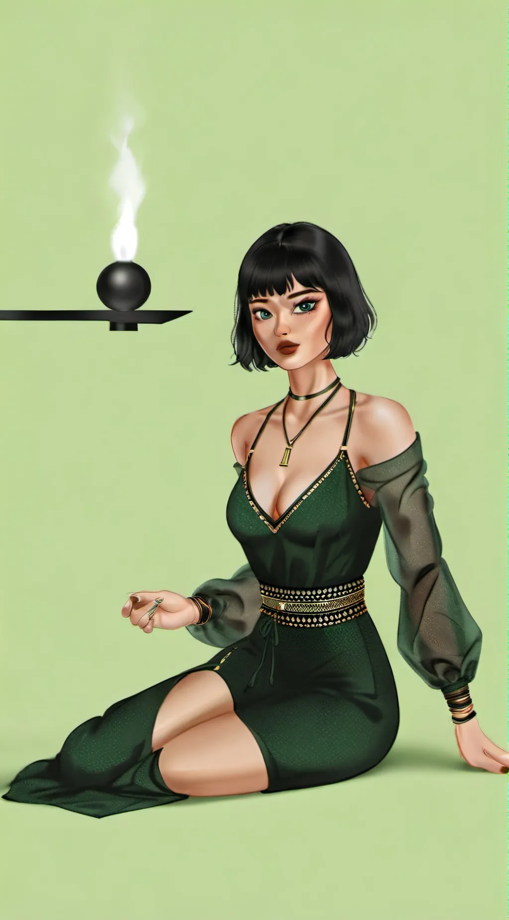 ai character: buttercup  background