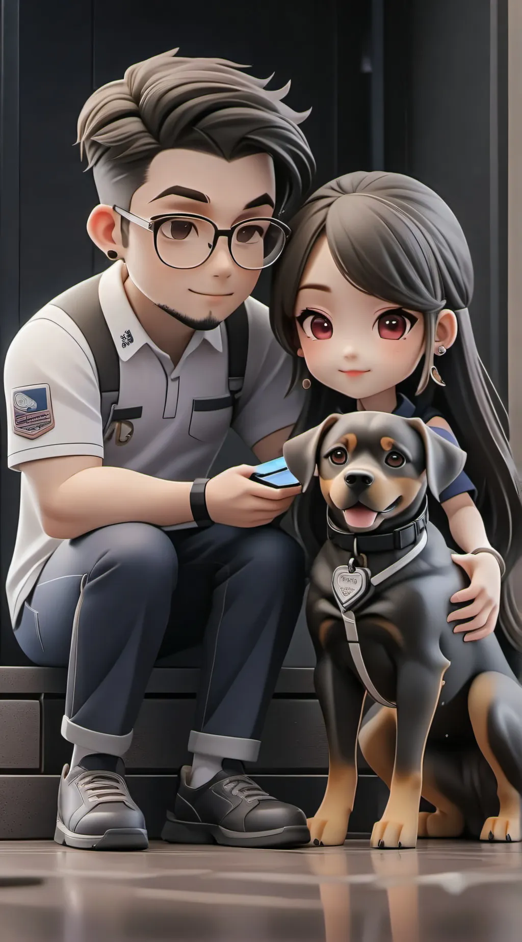 ai character: Luca  background