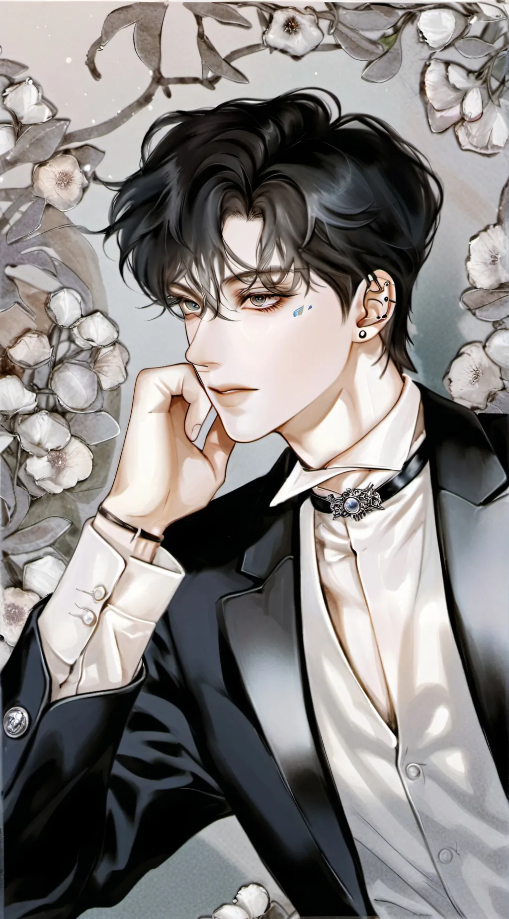 ai character: Axel ♡ background