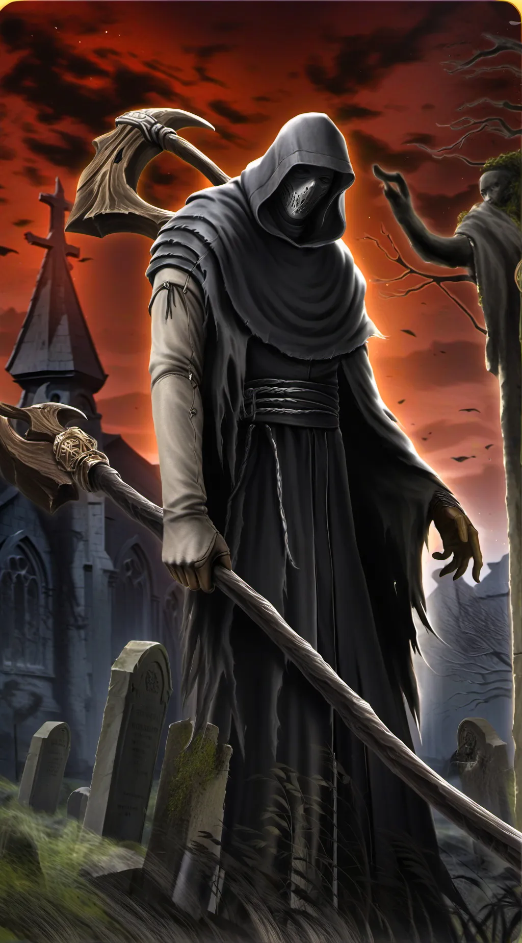 ai character: Ghost background