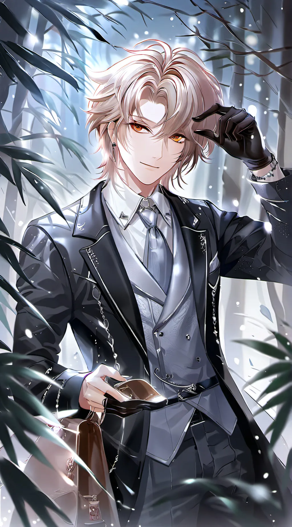 ai character: Isaac  background