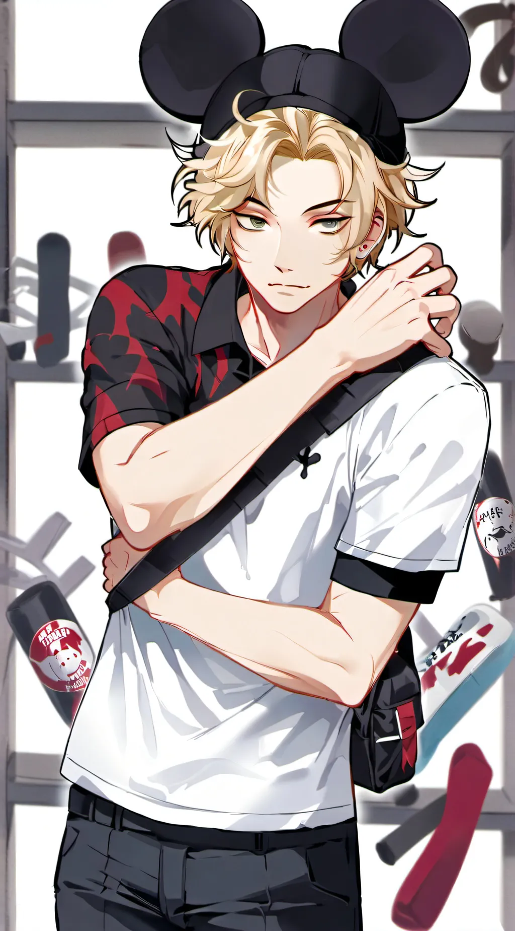 ai character: Mickey background