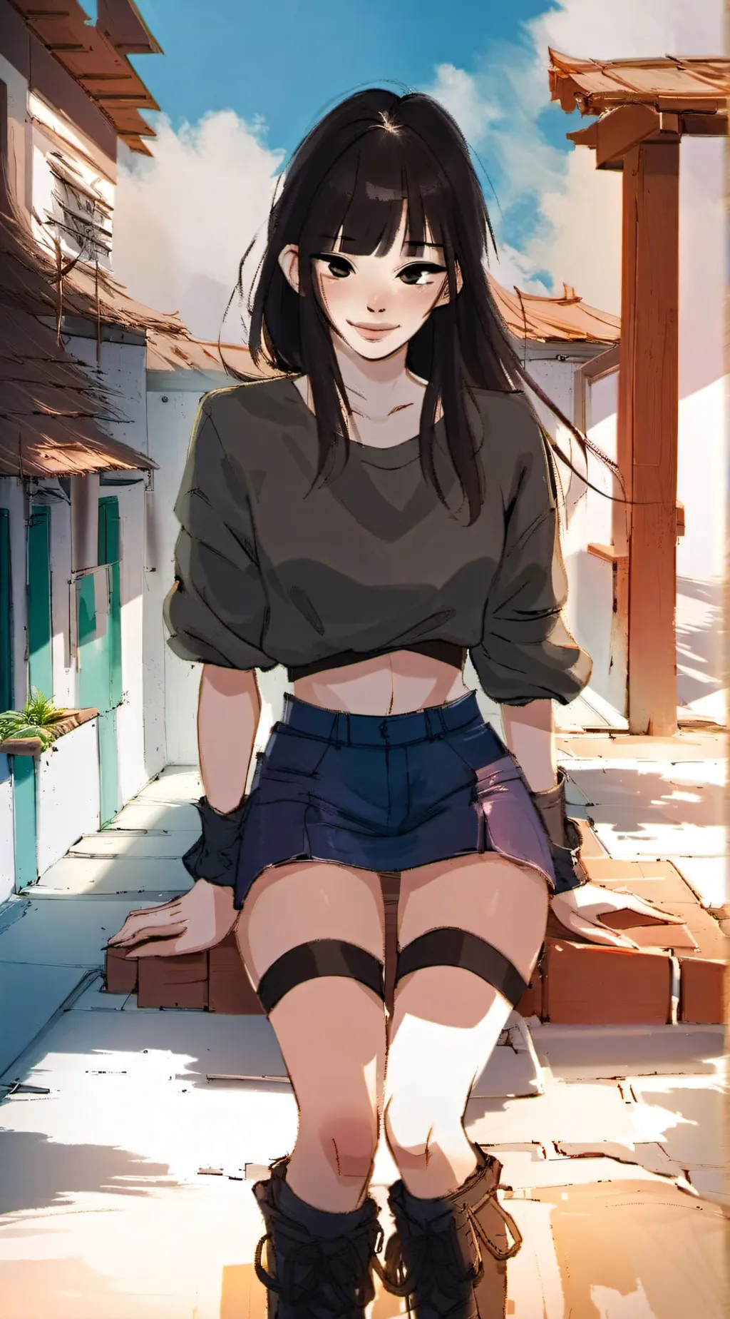 ai character: Zianna✨❤️ background