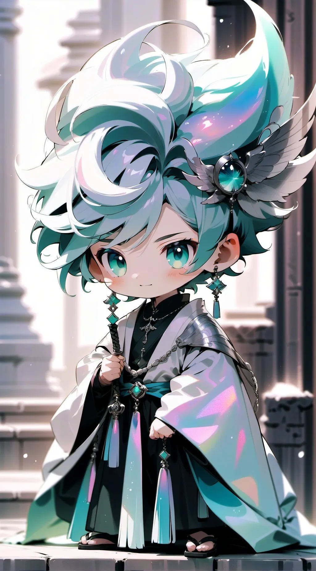 ai character: @Vigilante boy background