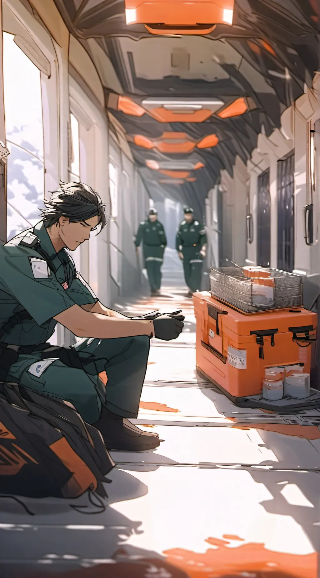 ai character: Kid accident background