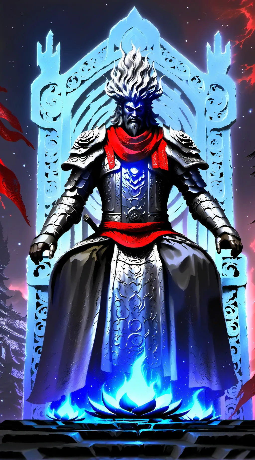 ai character: God of doom background