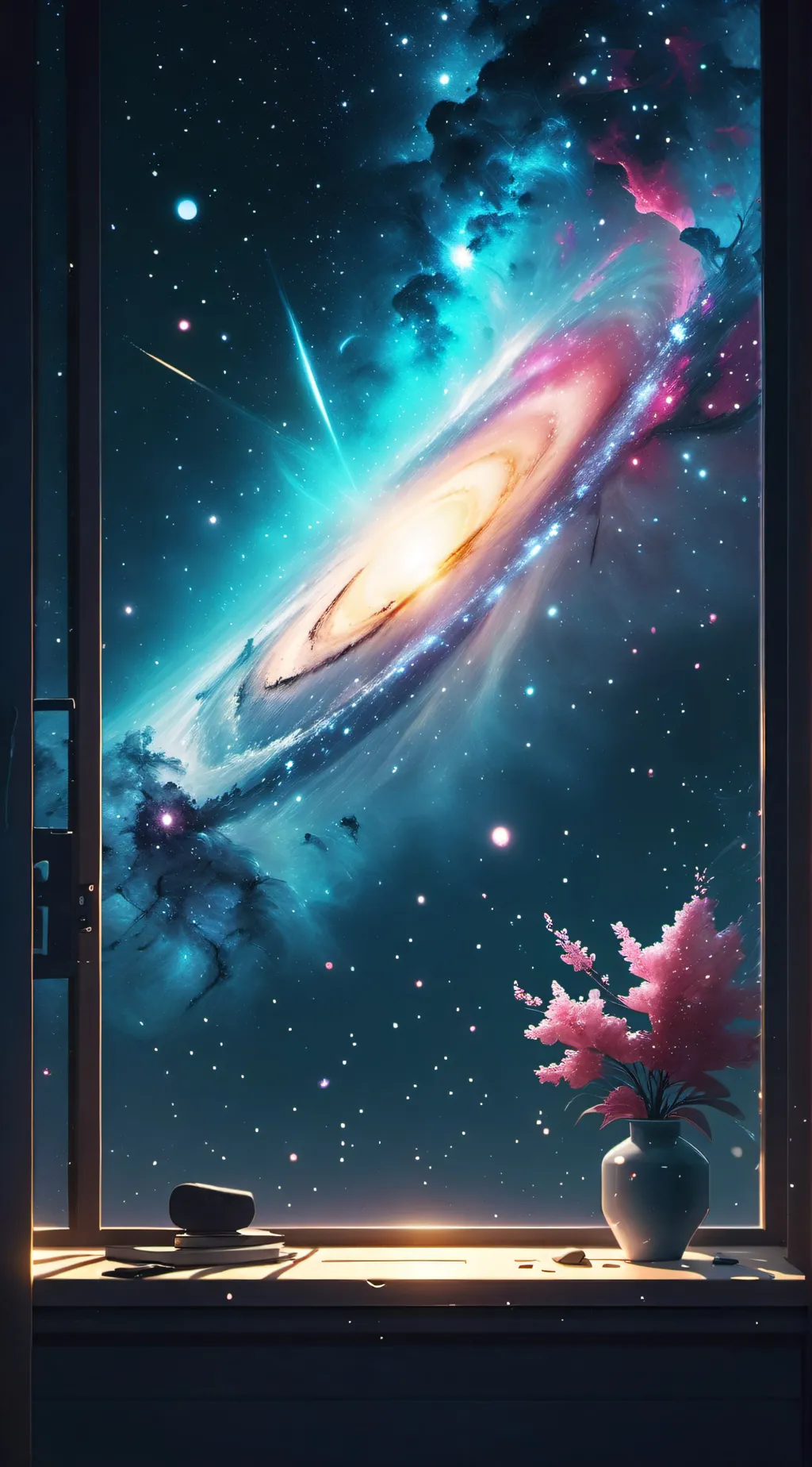 ai character: Circle/ Bloomie(yo background