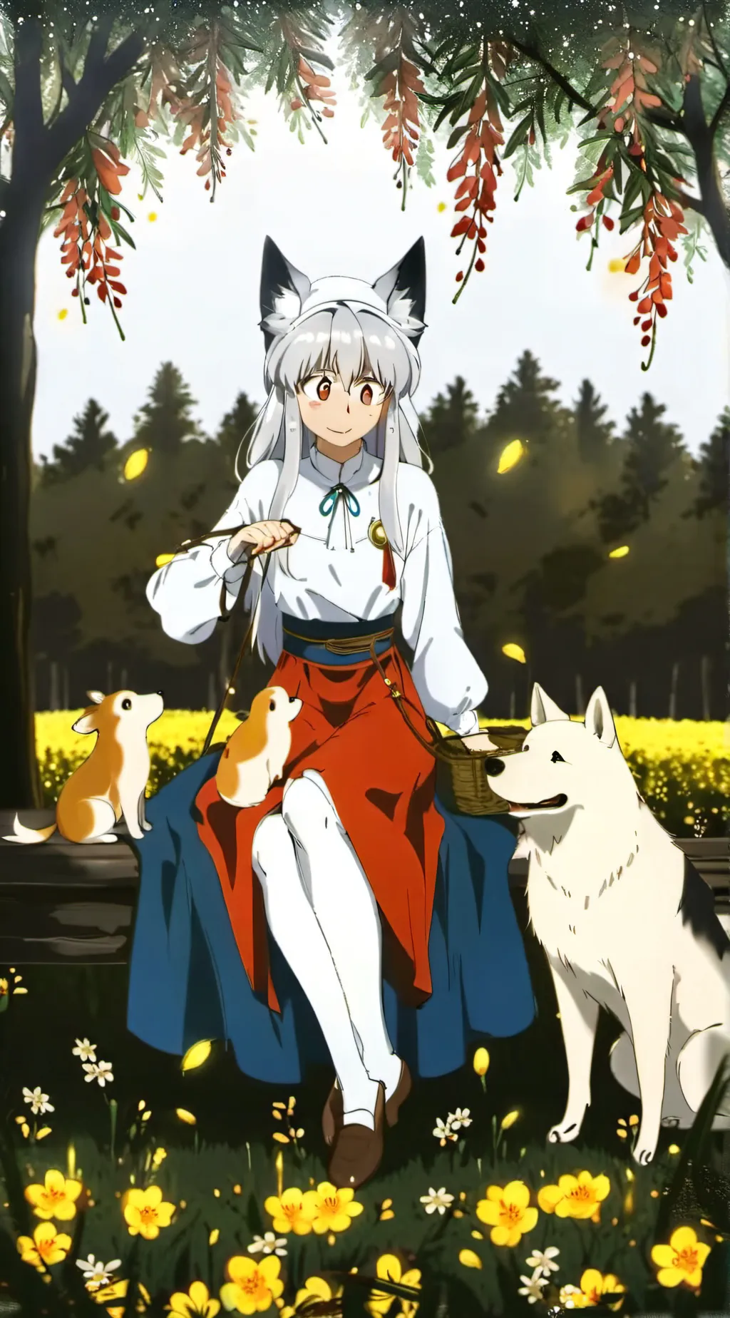 ai character: INU yasha  background