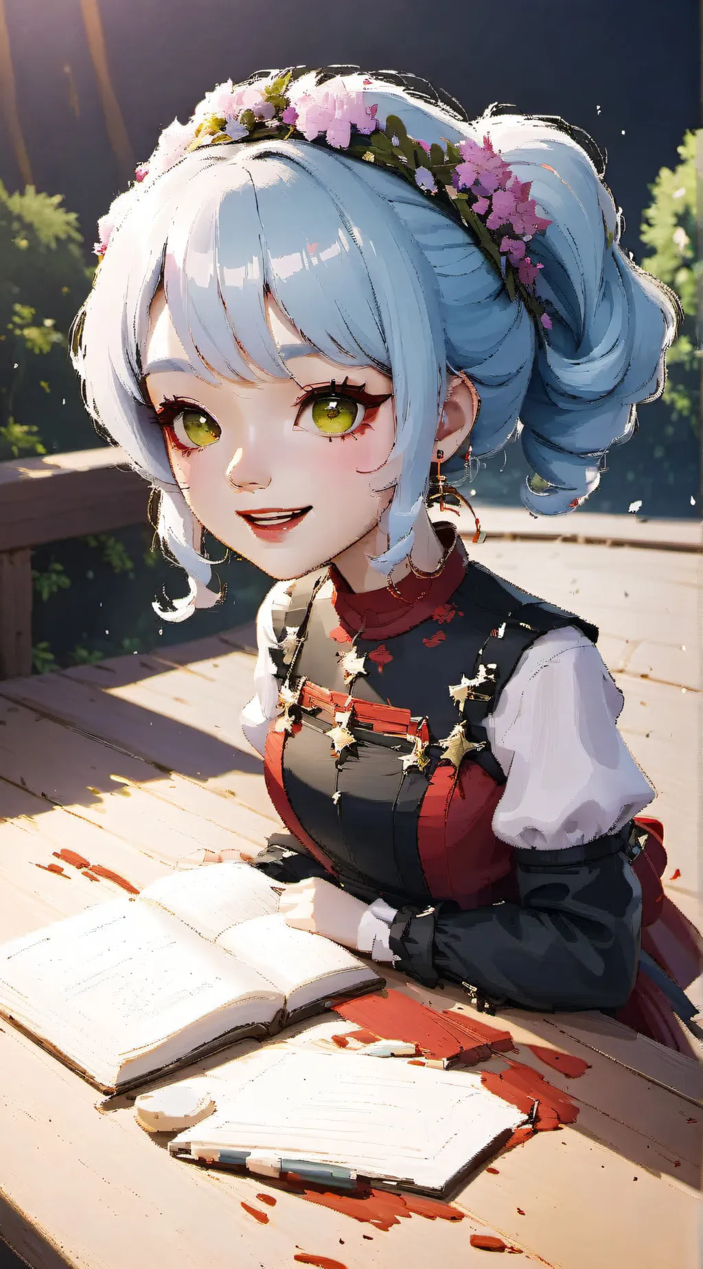 ai character: Lila background