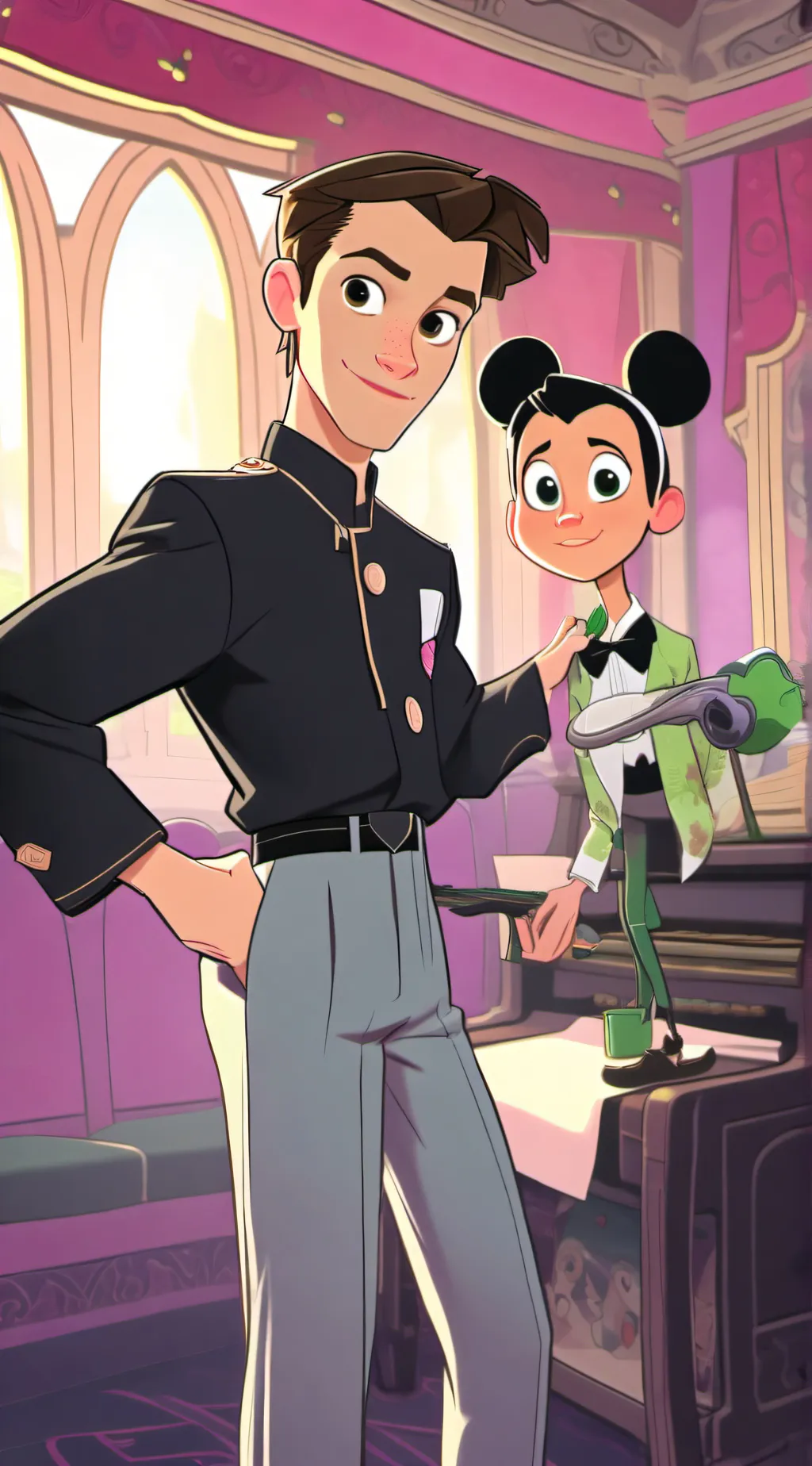 ai character: butterbut background