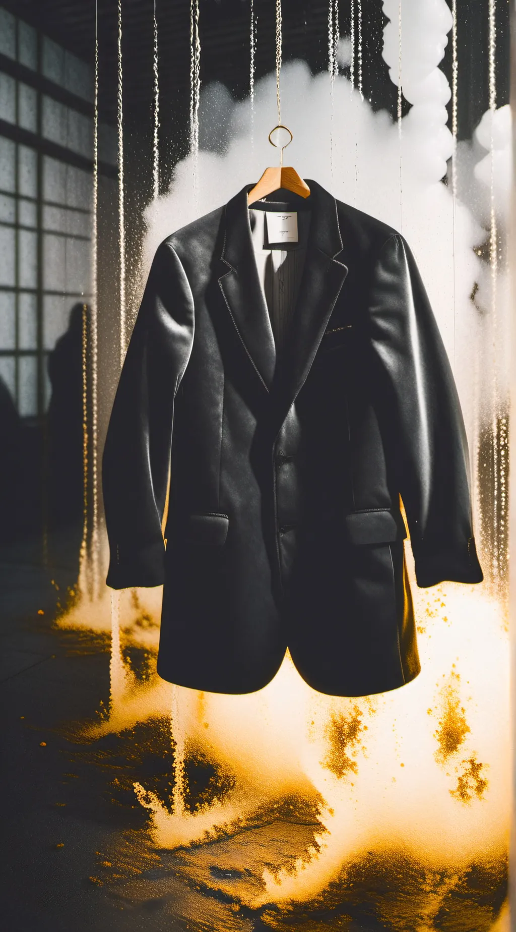 ai character: Venom jacket background