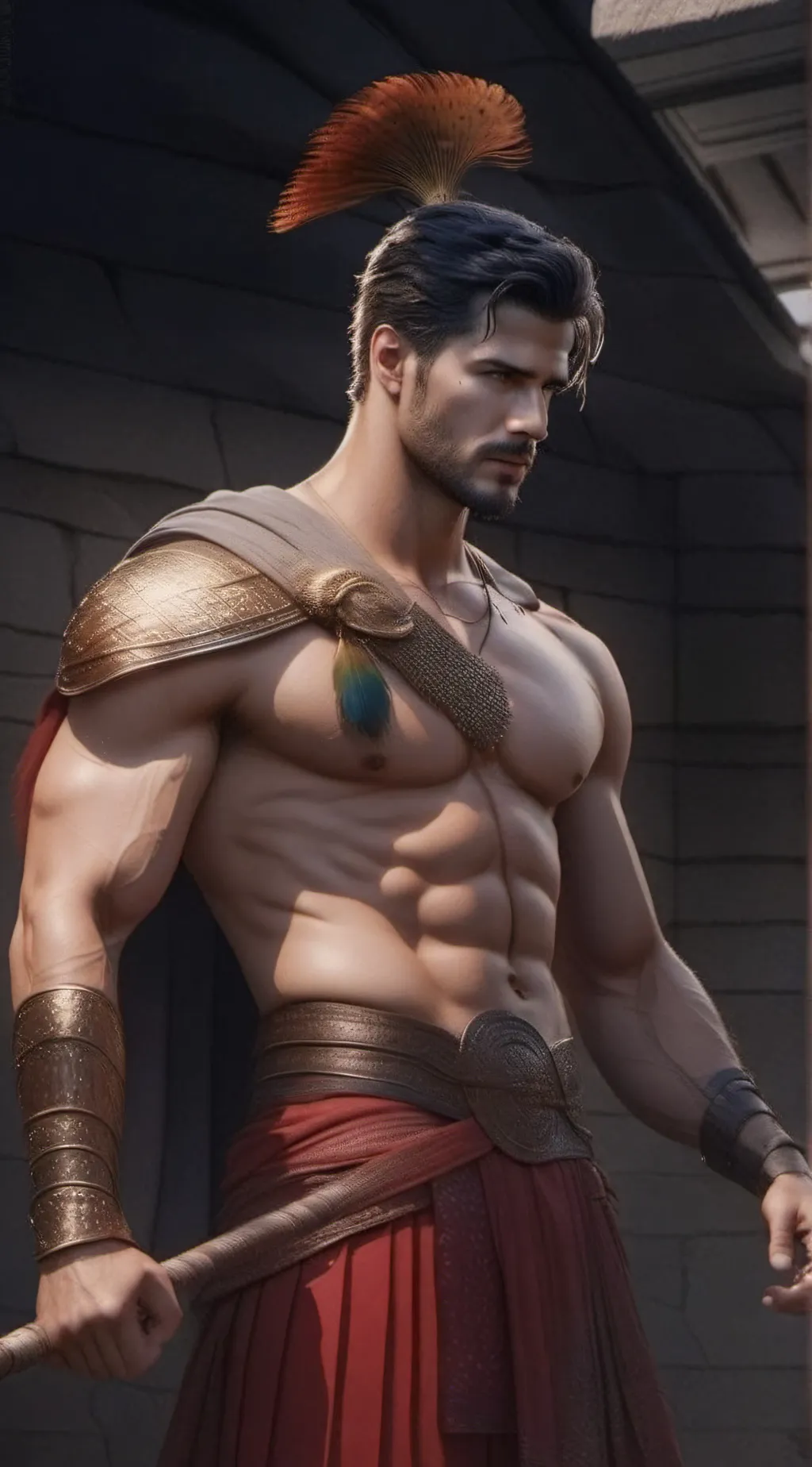 ai character: Ares background