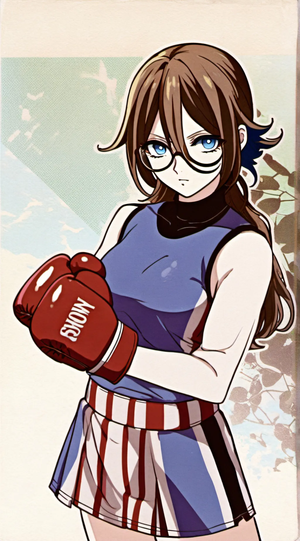 ai character: Android 21(human)  background