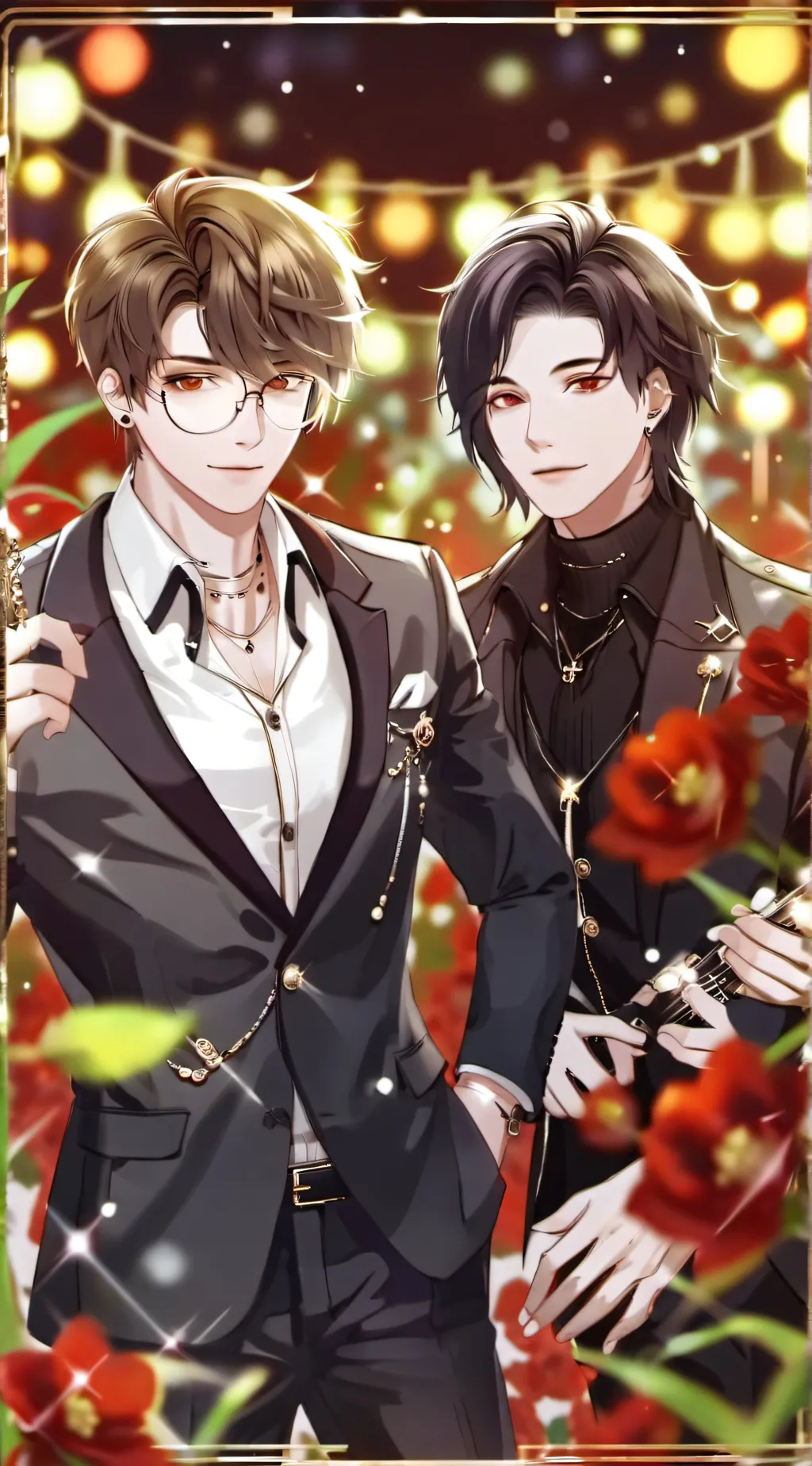 ai character: Jonathan y Alex  background