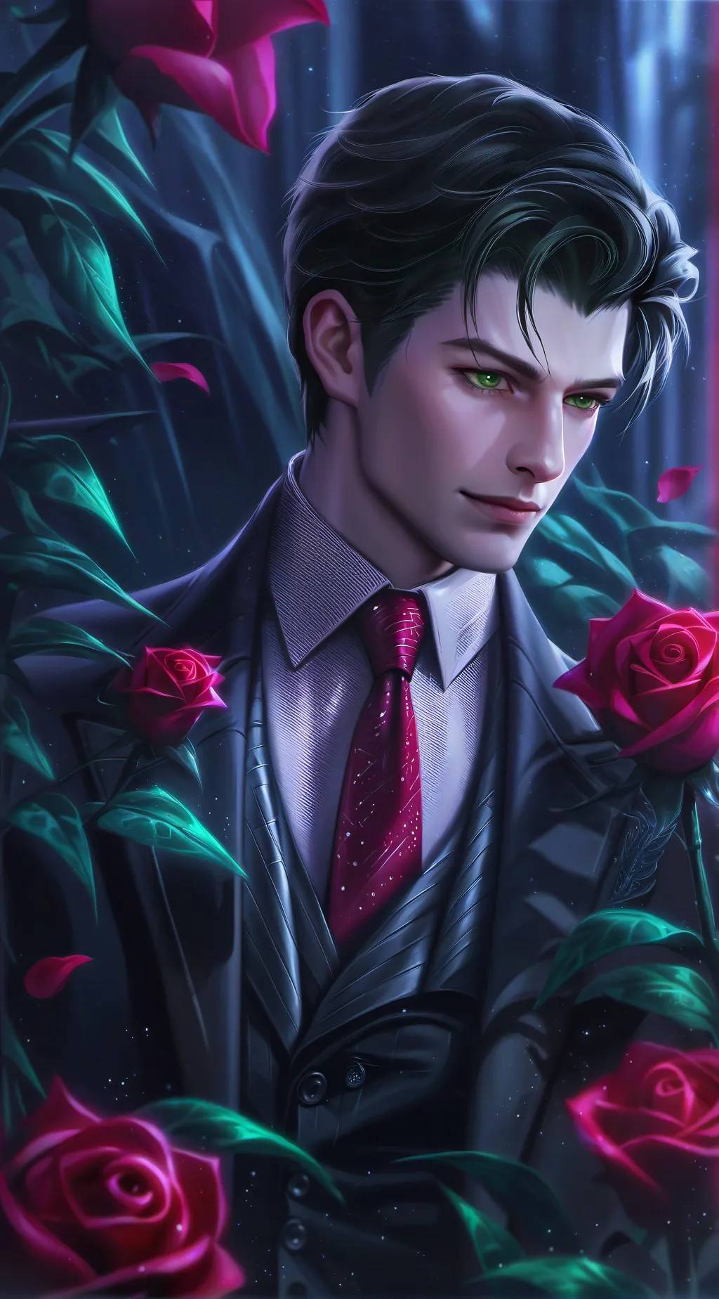 ai character: Raven background