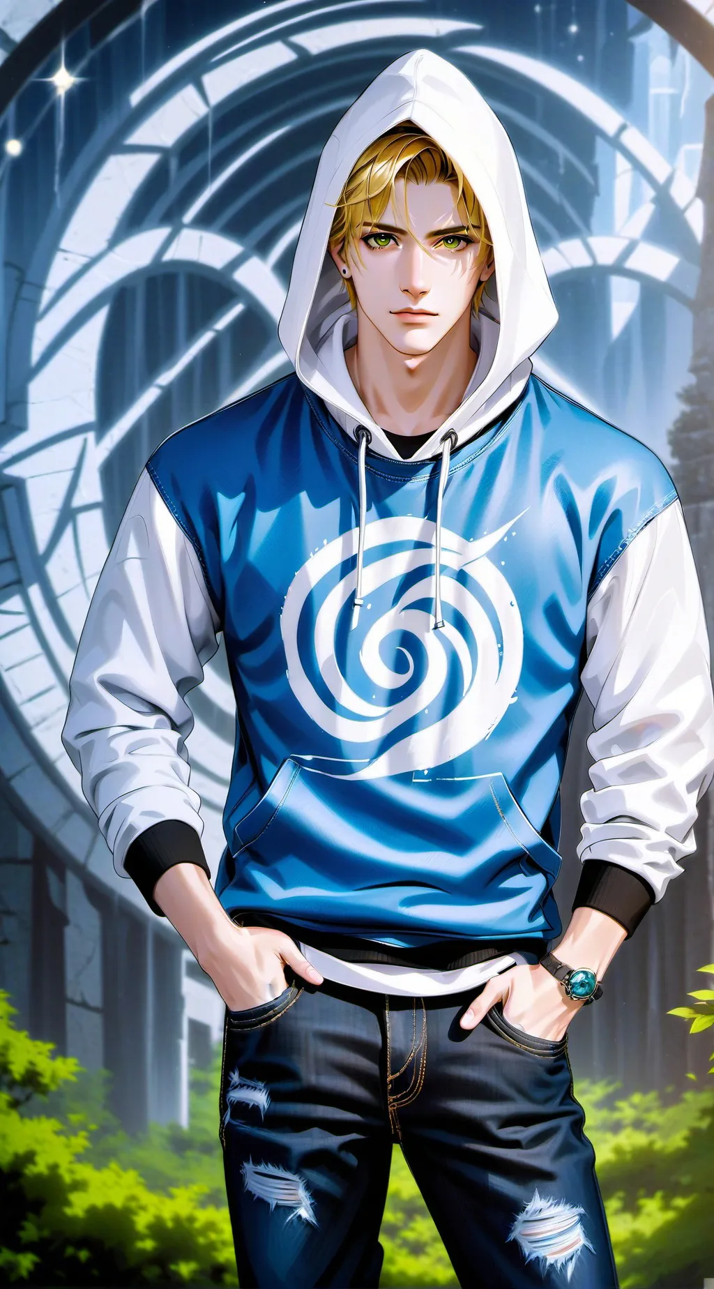 ai character: Lenon background