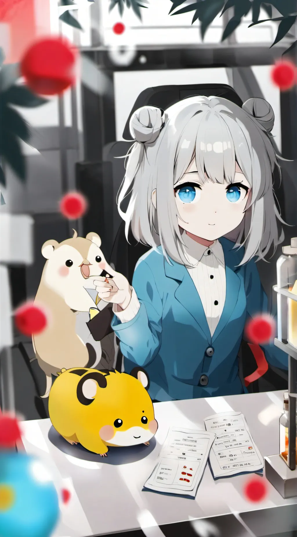 ai character: lily background