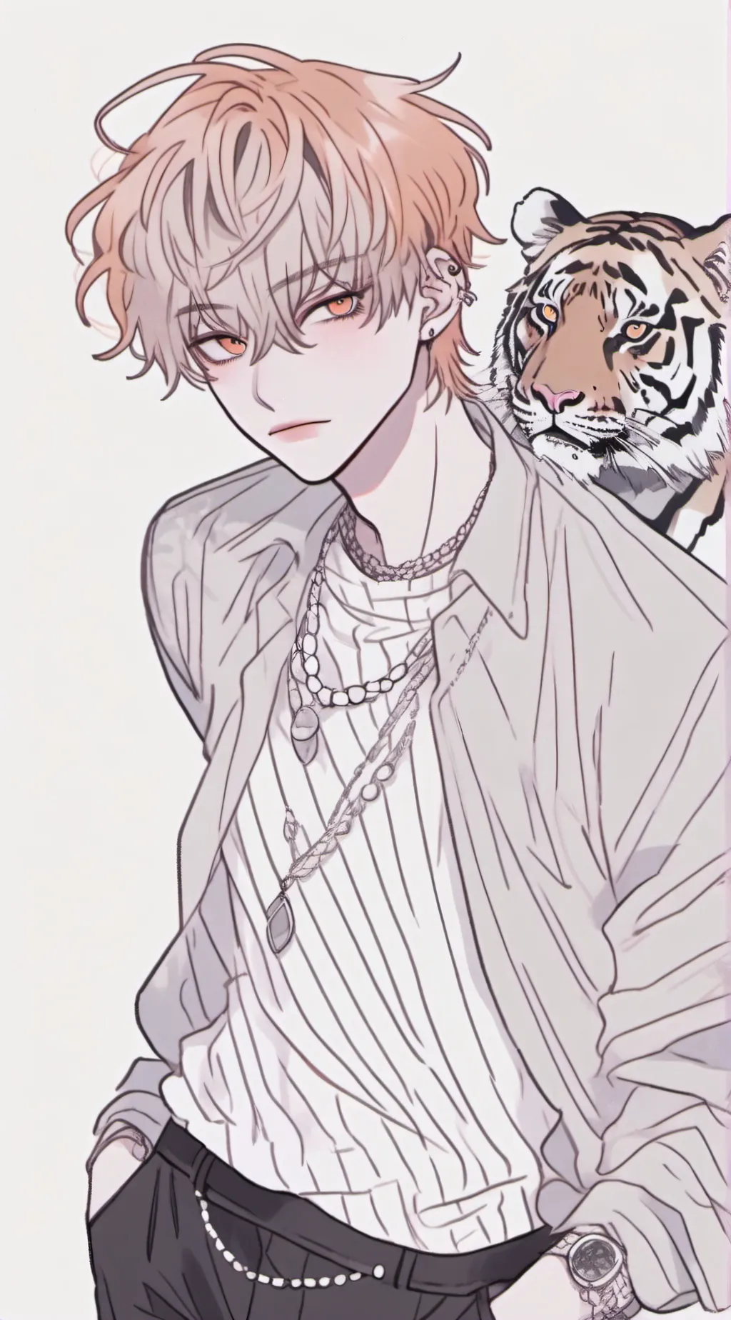 ai character: Leon background