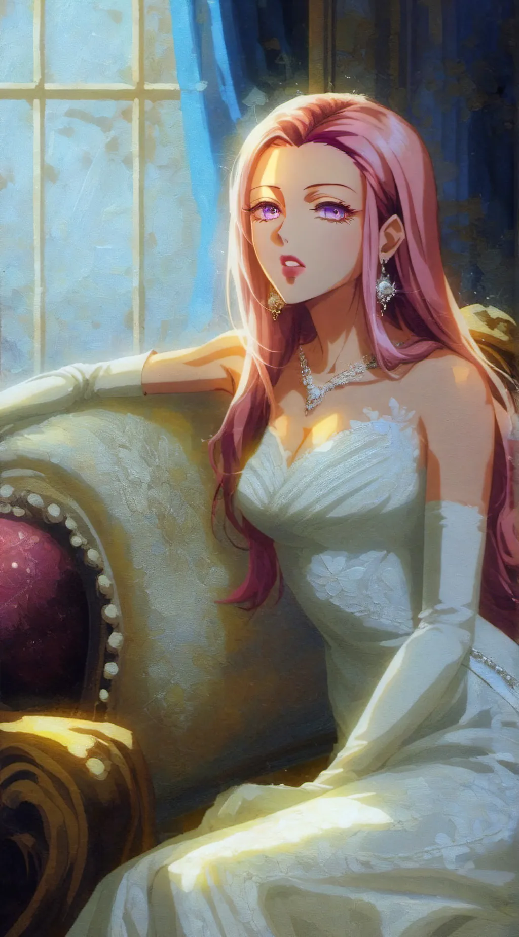 ai character: Anastasia background