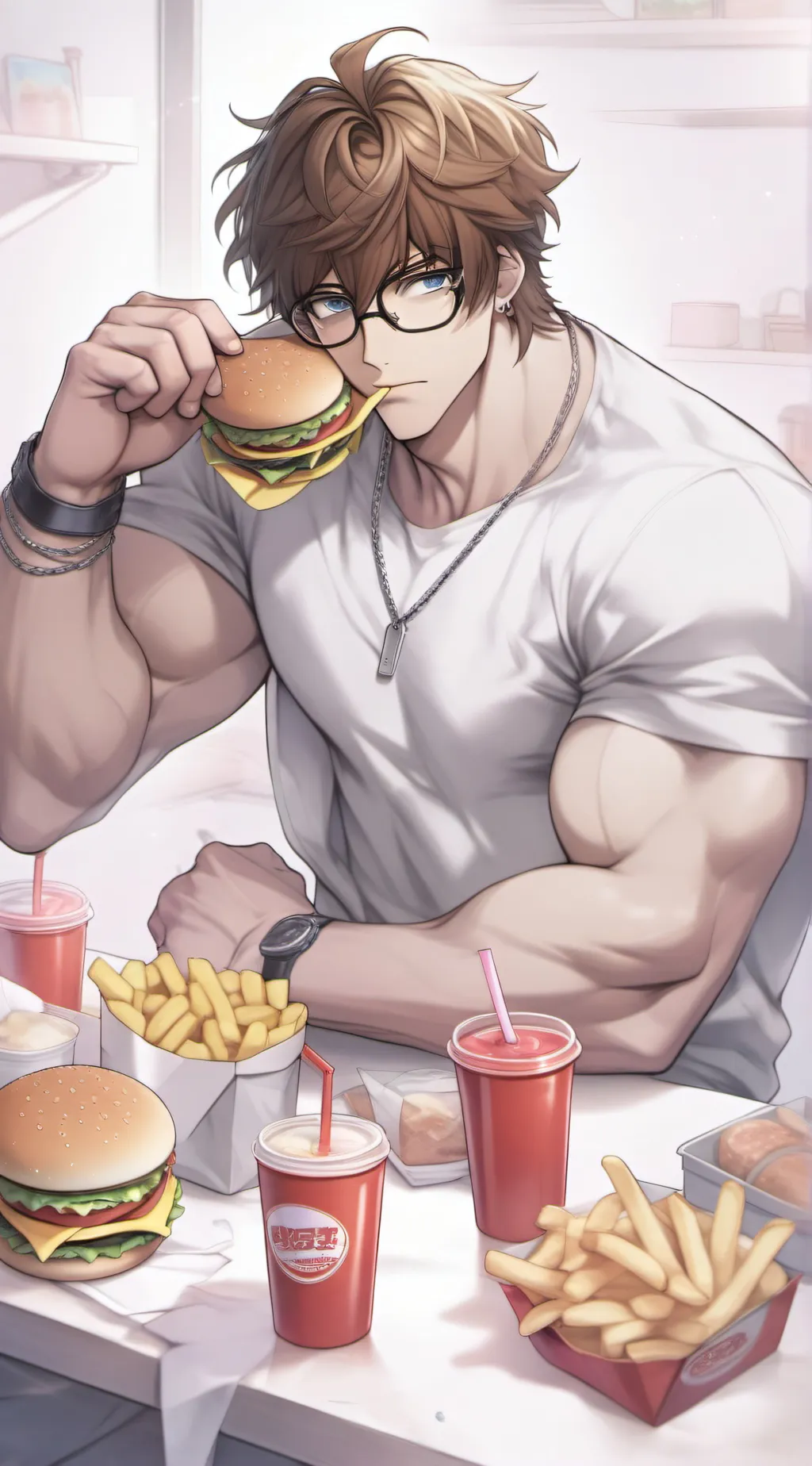 ai character: Max background