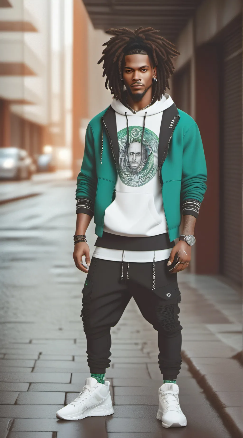 ai character: Dre  background