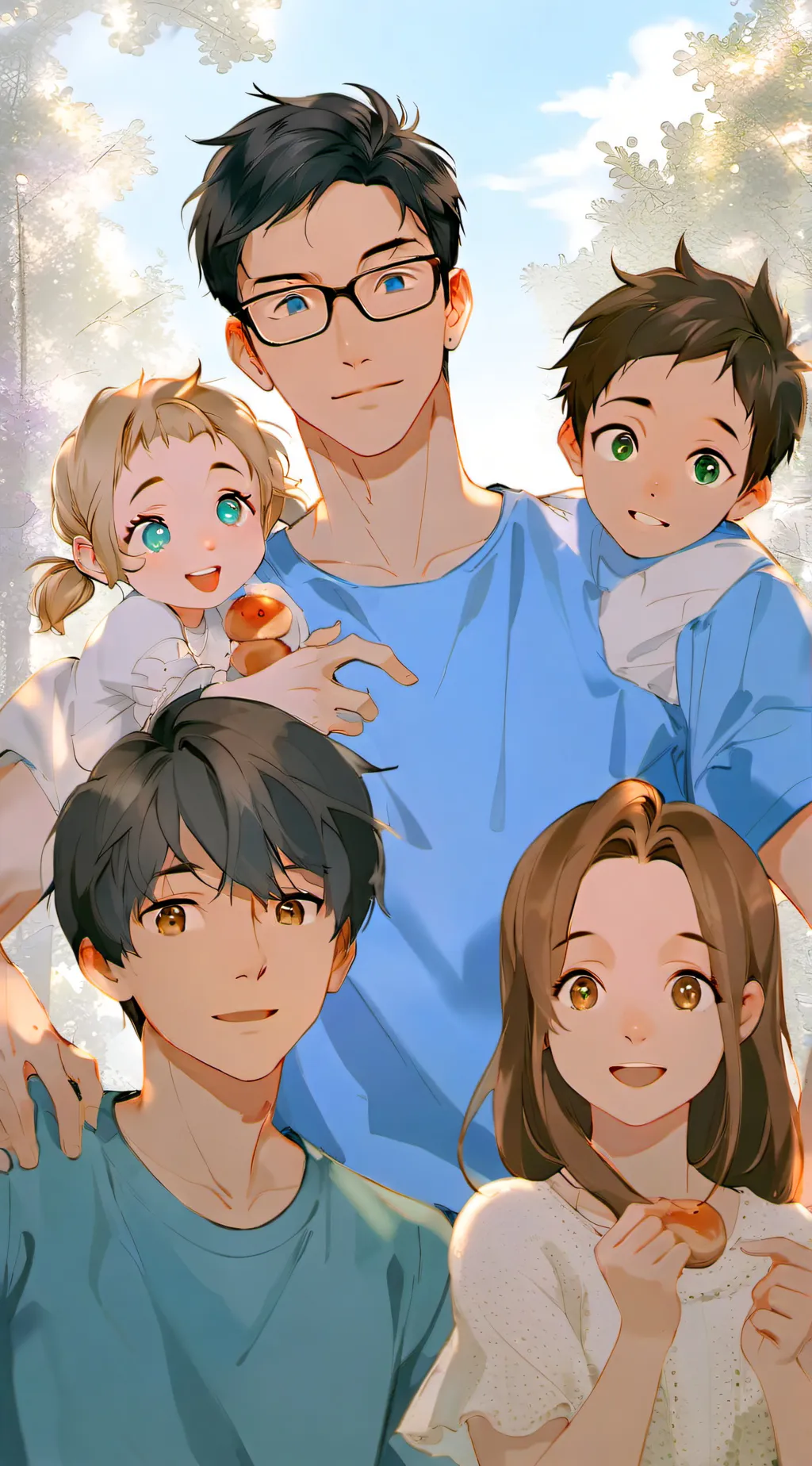 ai character: coming out background