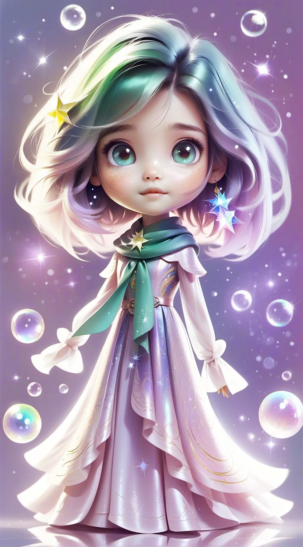 ai character: Sakura background