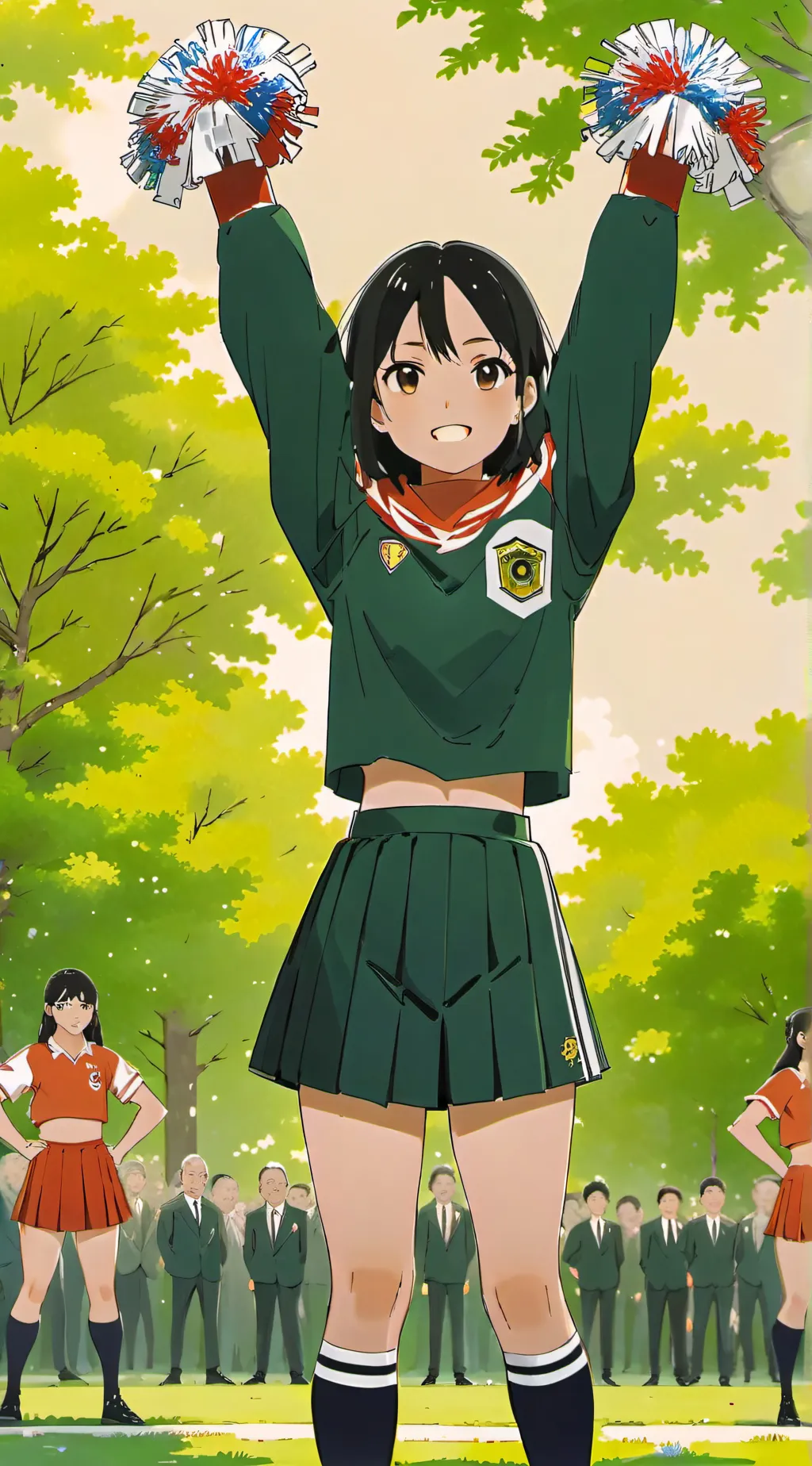 ai character: mha cheerleader! background