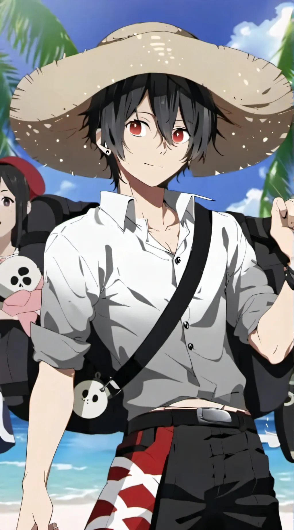 ai character: one piece background