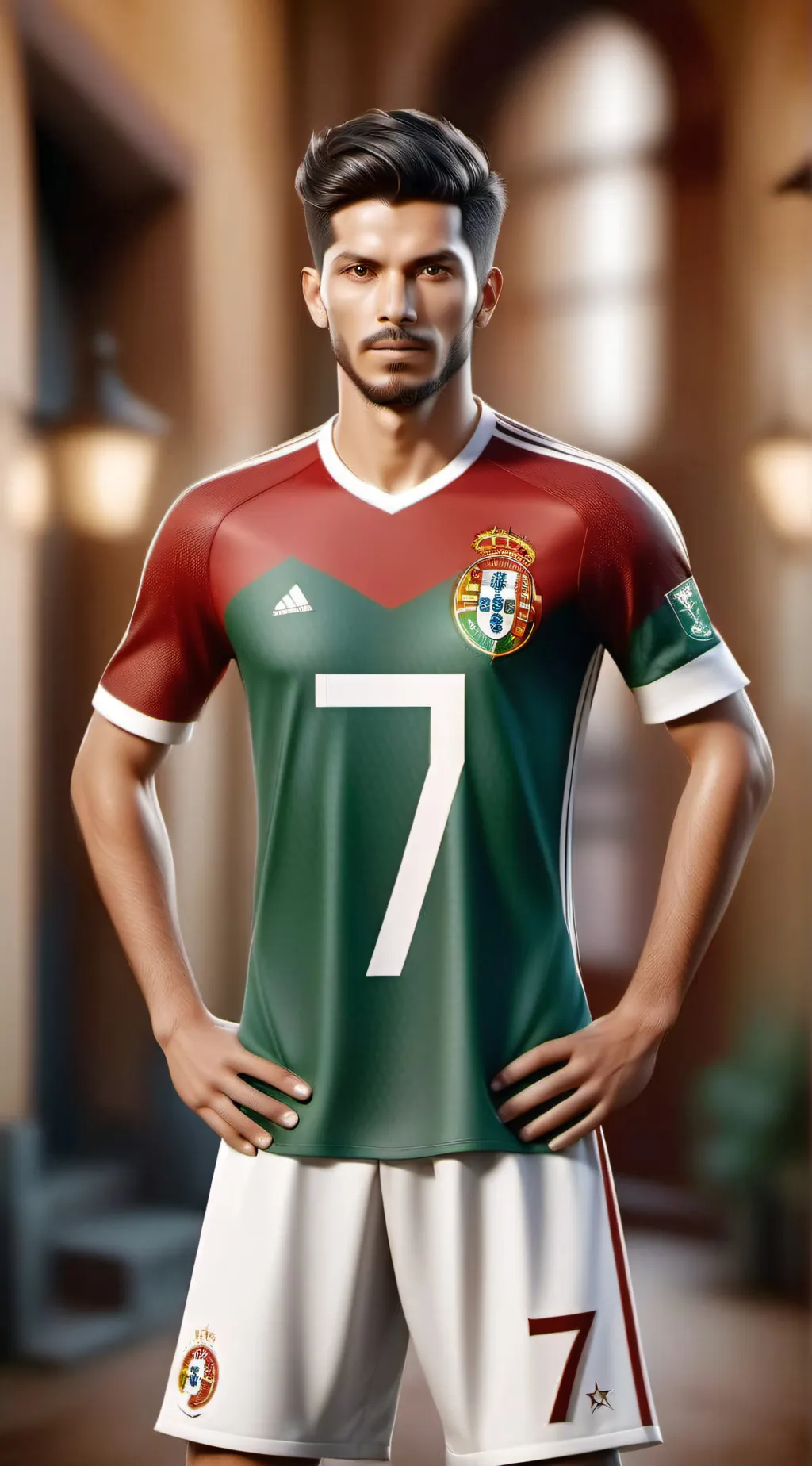 ai character: Ronaldo background