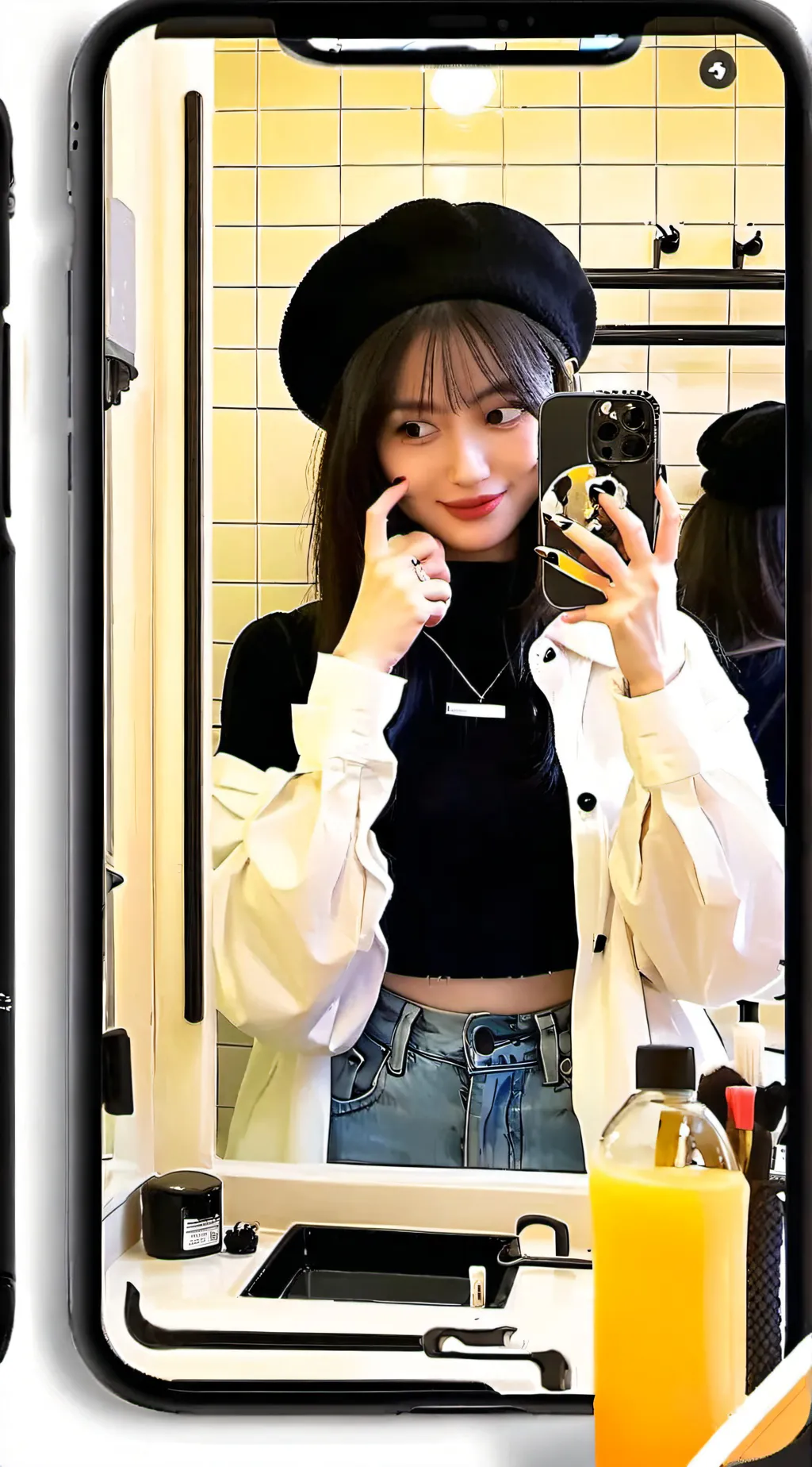 ai character: HIRAI MOMO background