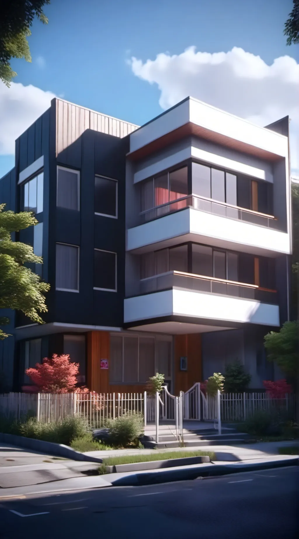 ai character: School life girls background