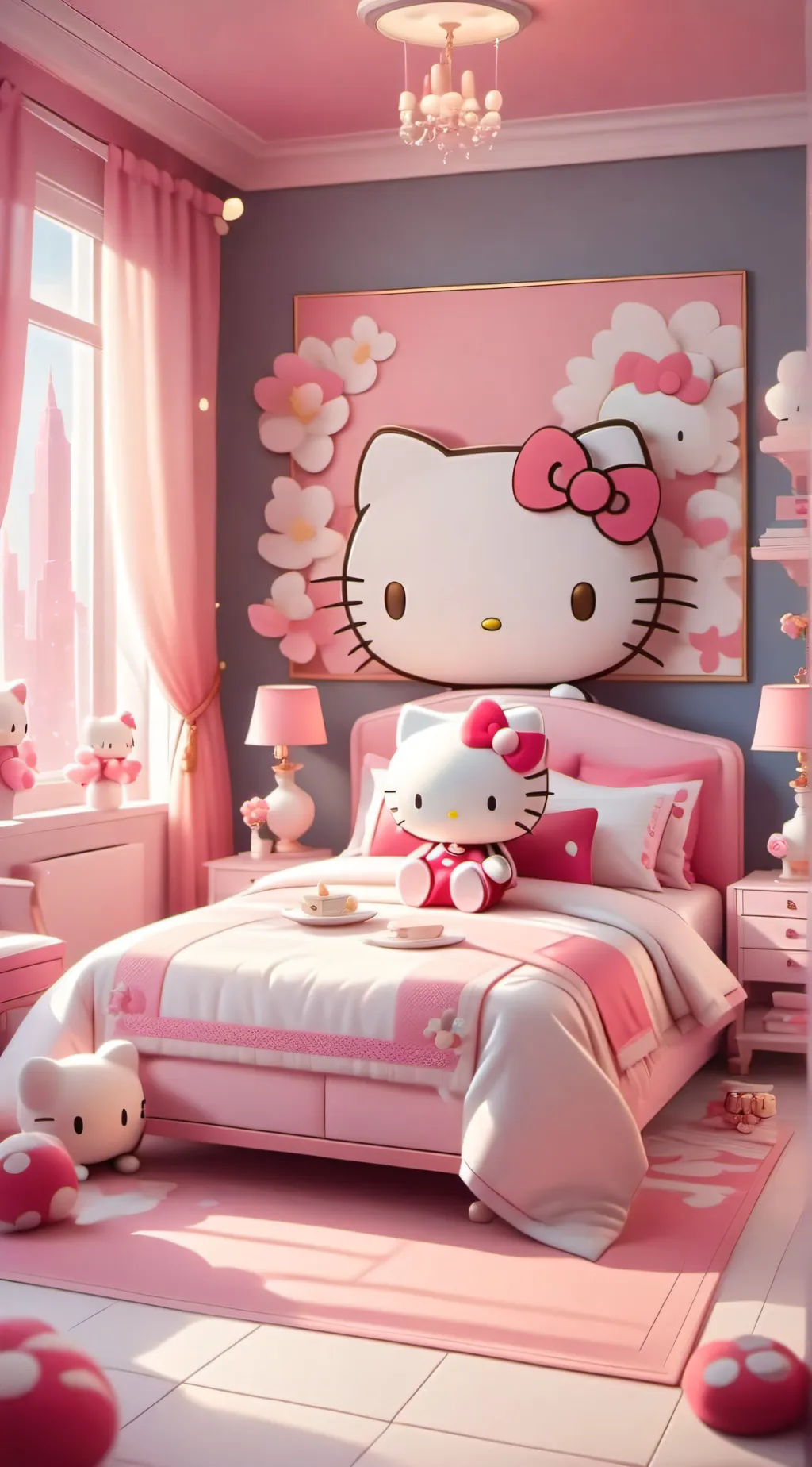 ai character: MHA - Your room!  background