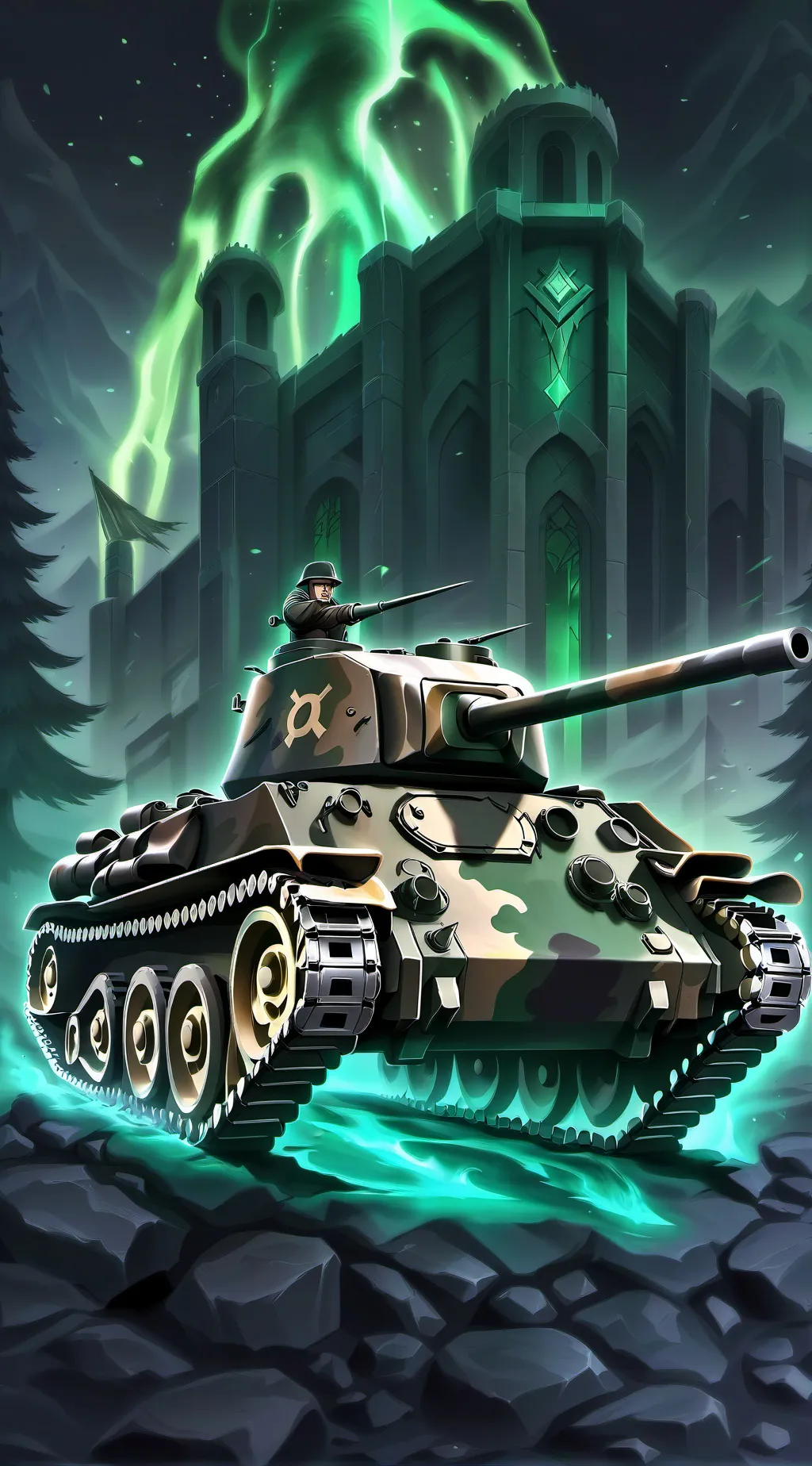 ai character: hybrid infection background