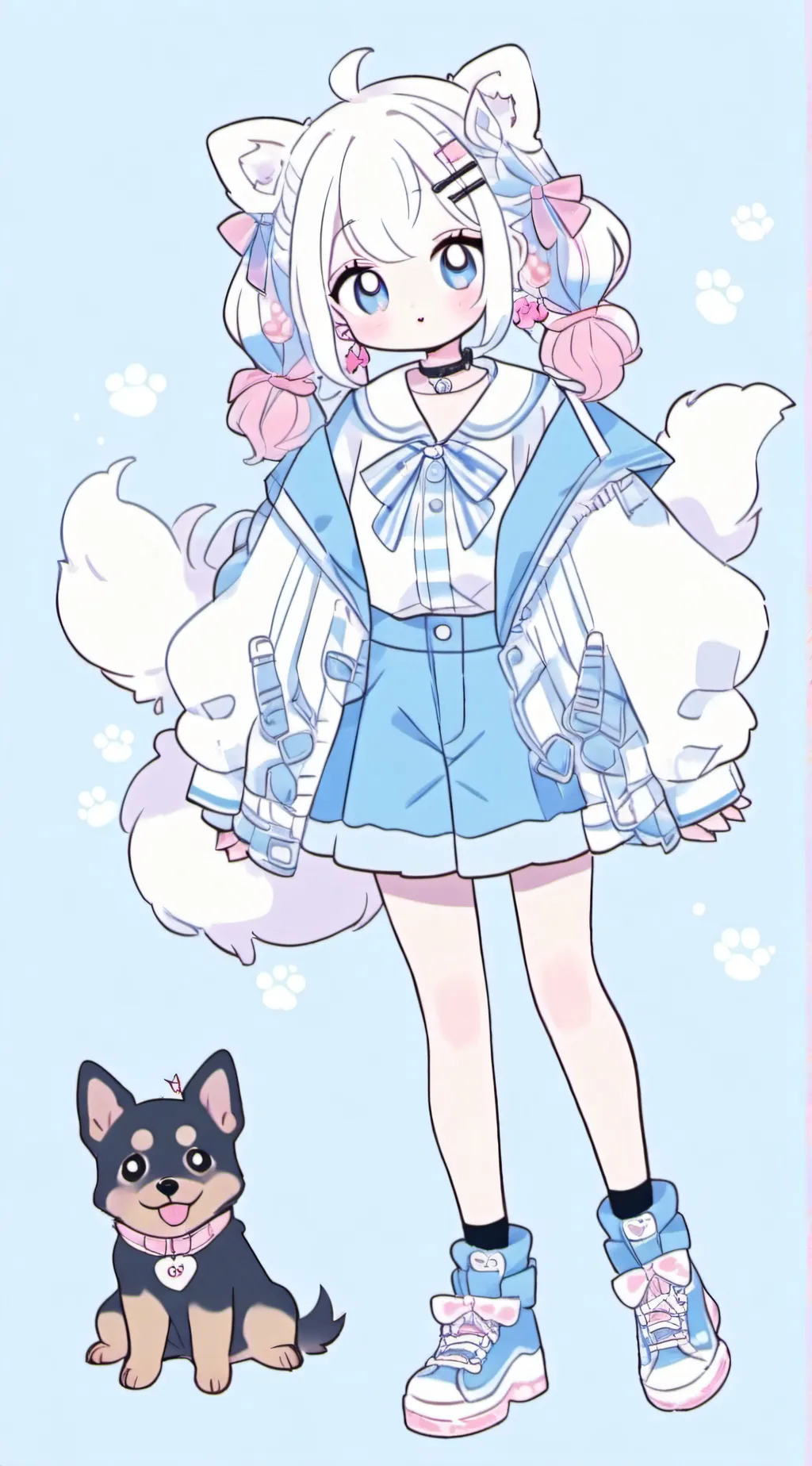 ai character: Hey background