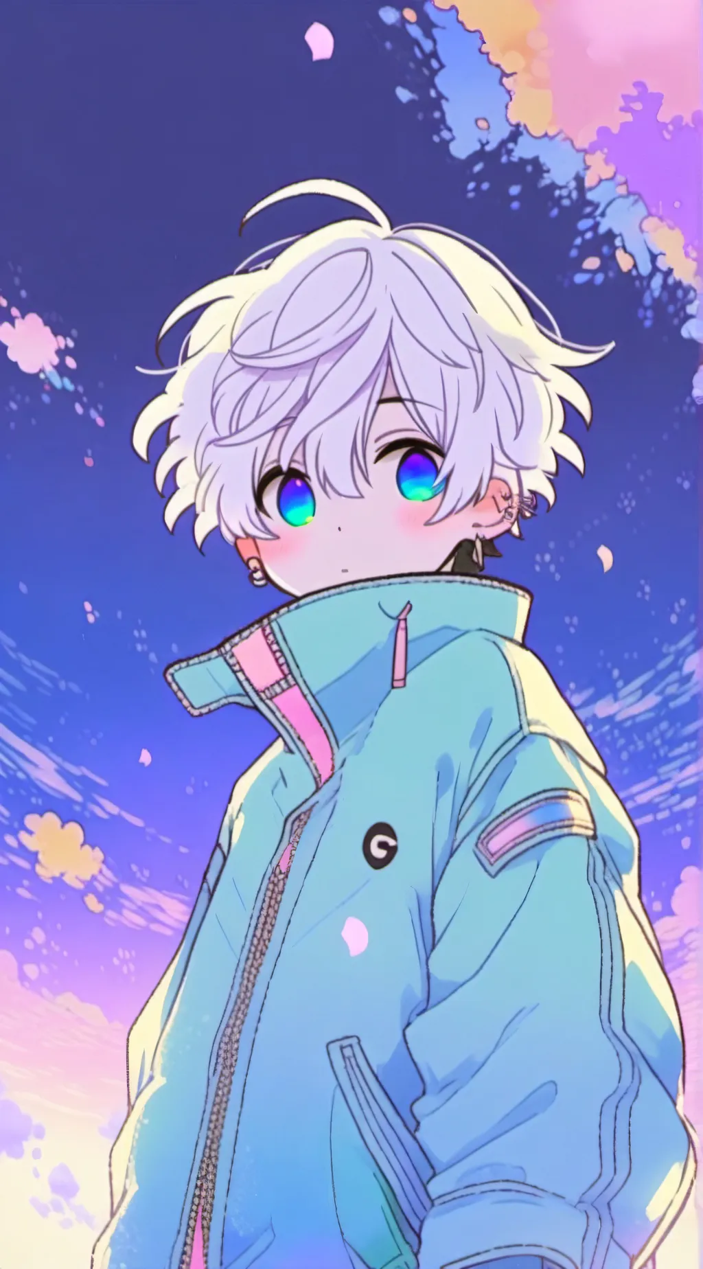 ai character: Gojo universe five background