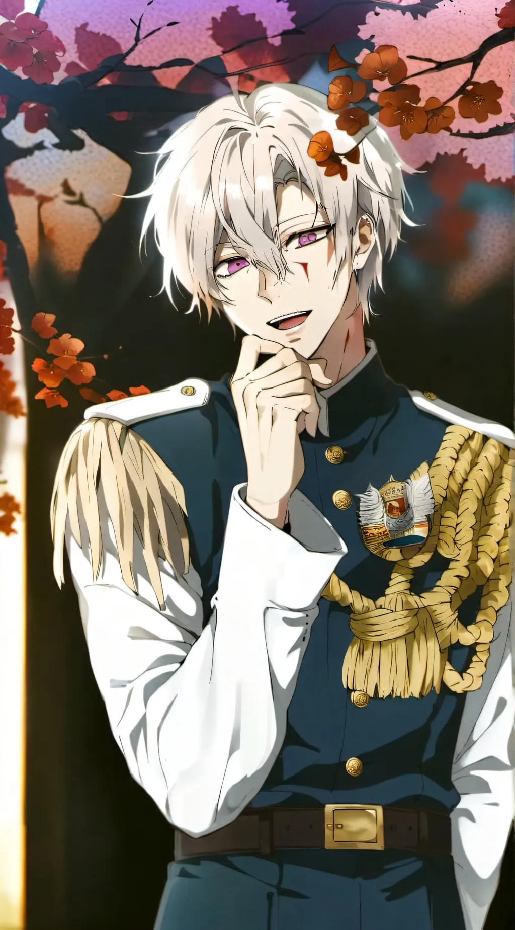 ai character: Sanemi Shinazugawa background