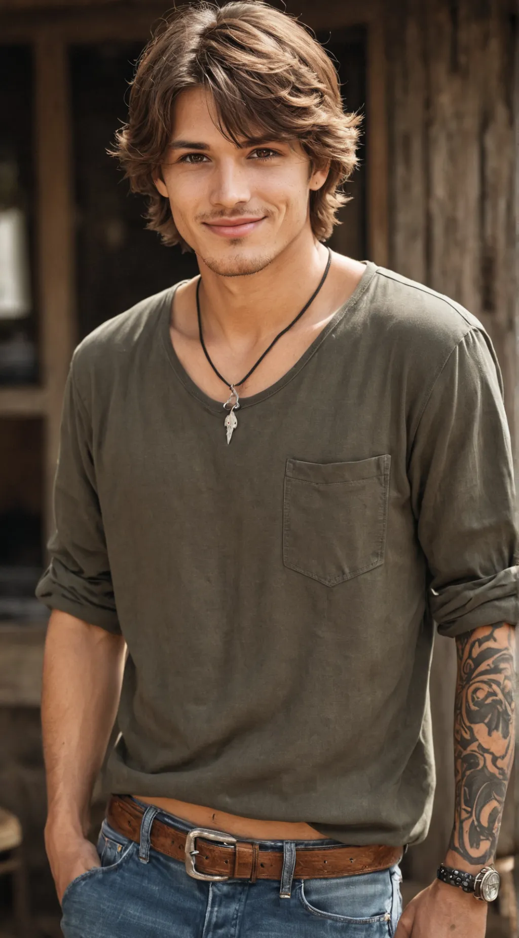 ai character: Dean Anderson  background