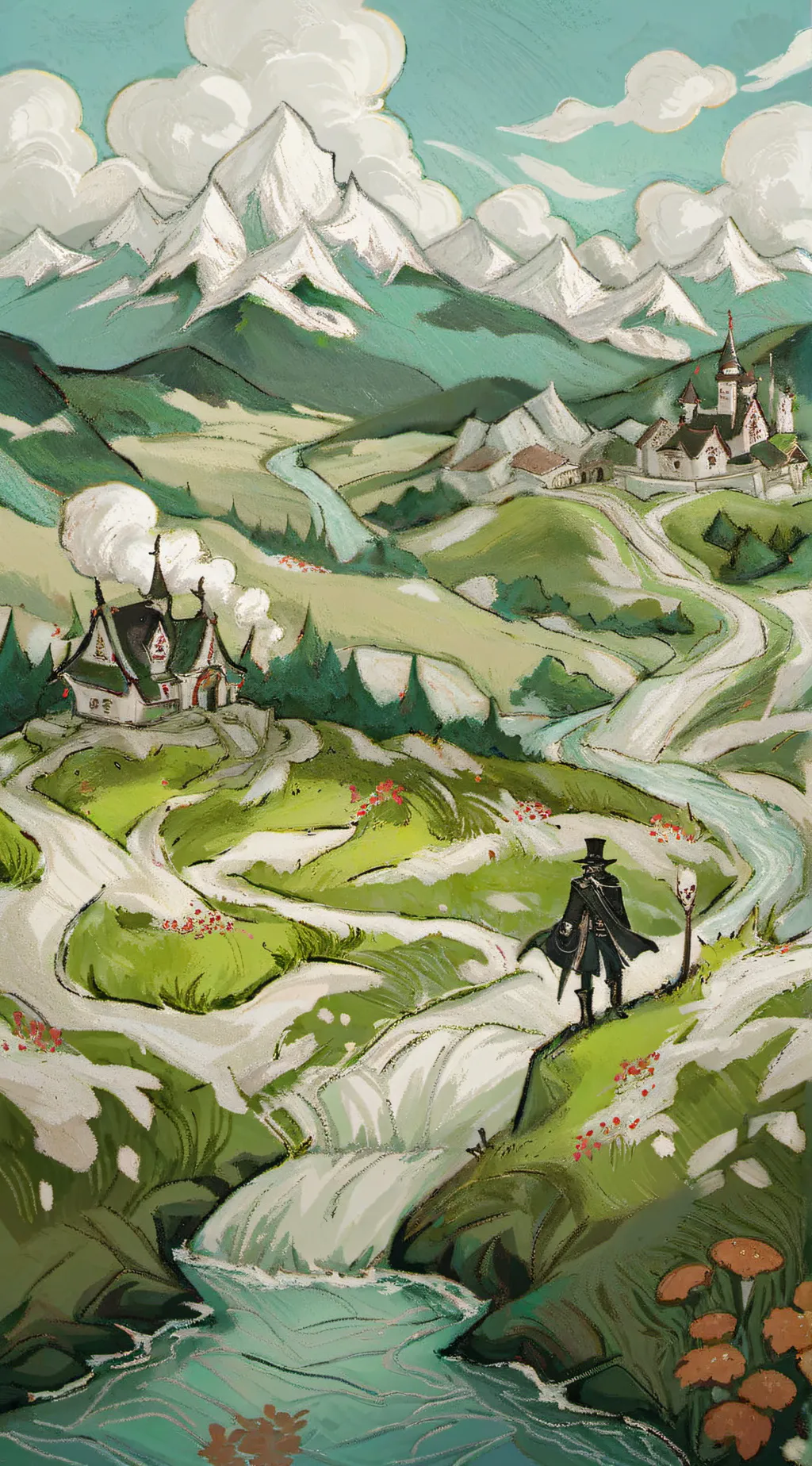 ai character: CRK background