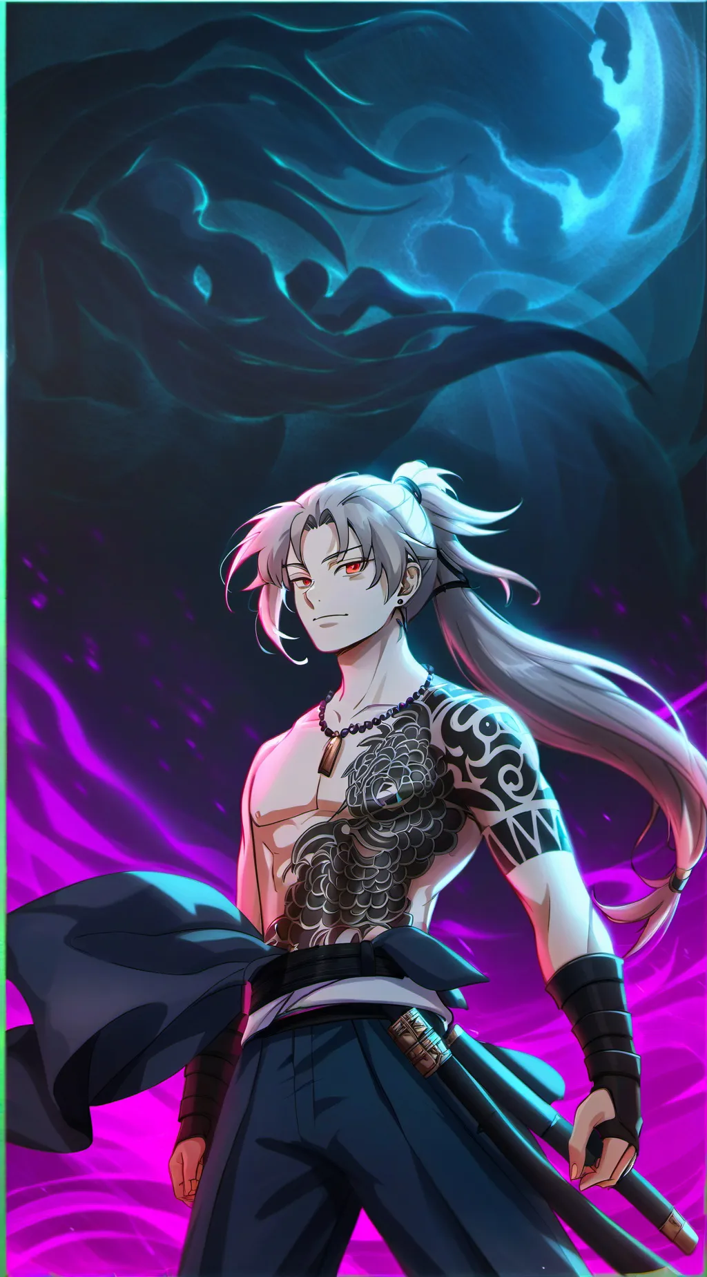 ai character: tadoshi  background