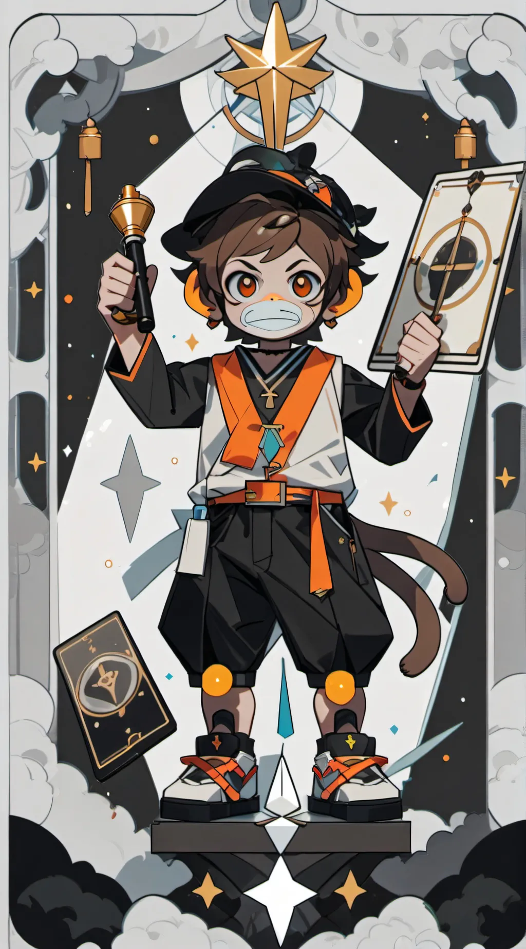 ai character: LMK+MHA background