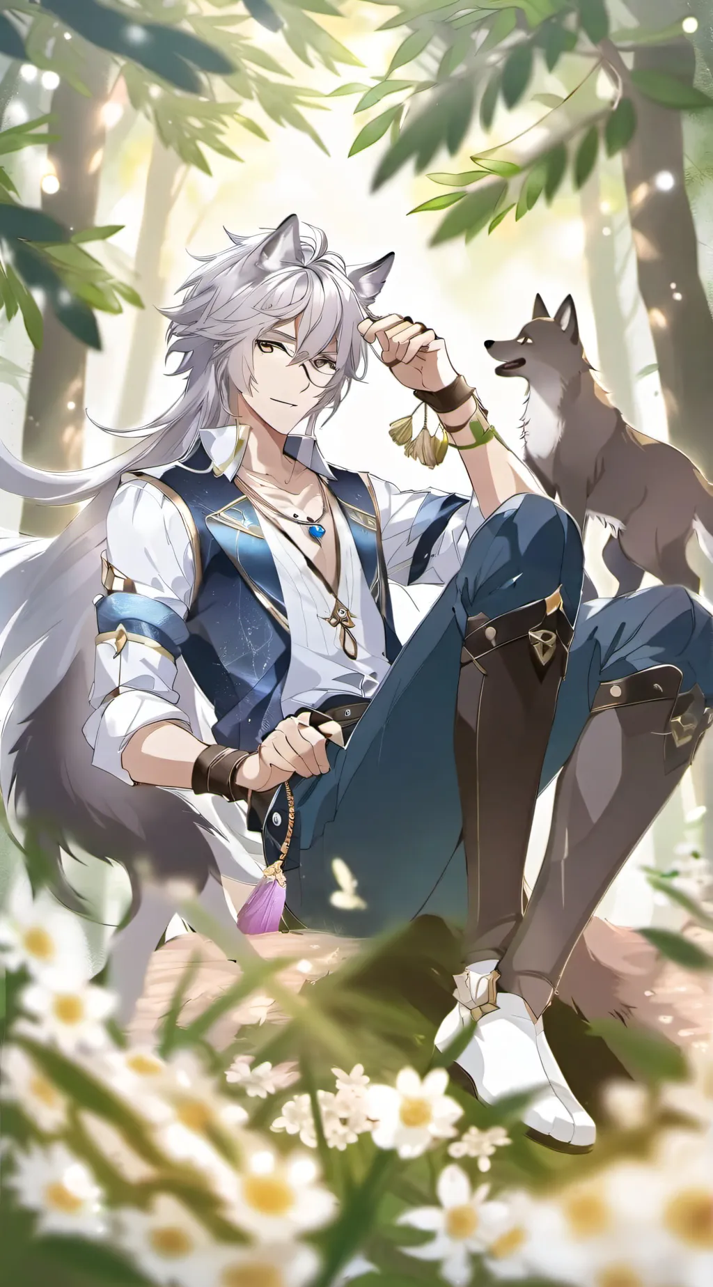 ai character: Wolves background