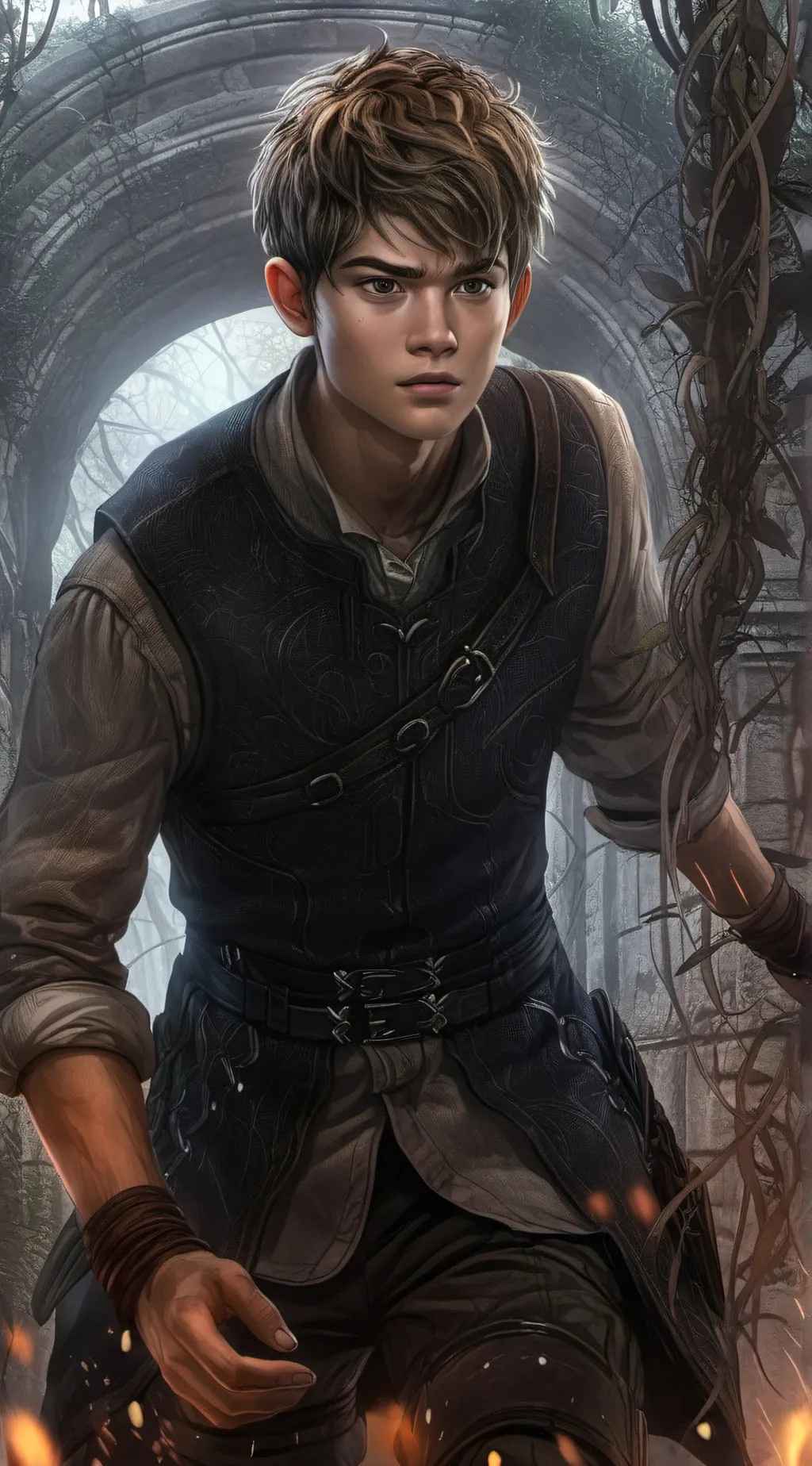 ai character: newt and minho background