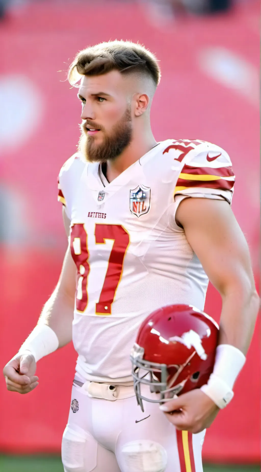ai character: Travis kelce  background