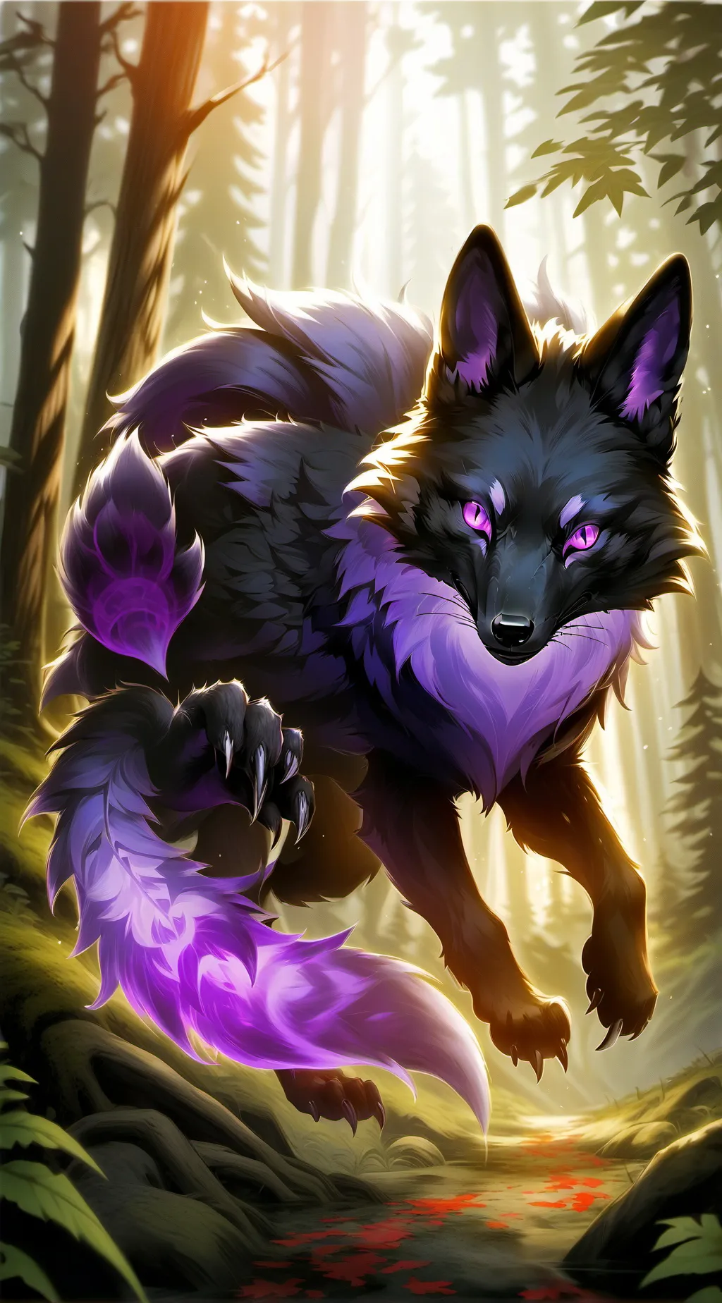 ai character: Phantom Fox background